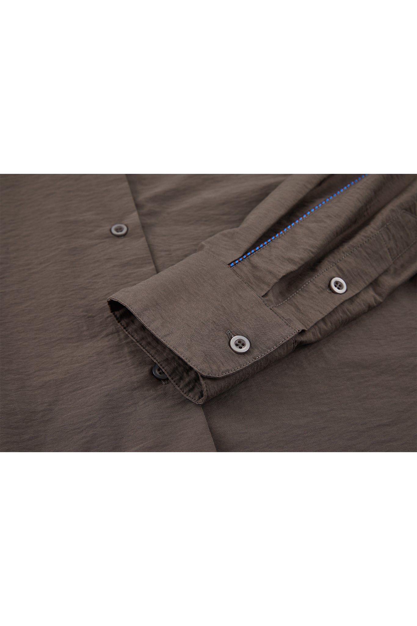 Big Collar Piping Stitch Oversized Shirt