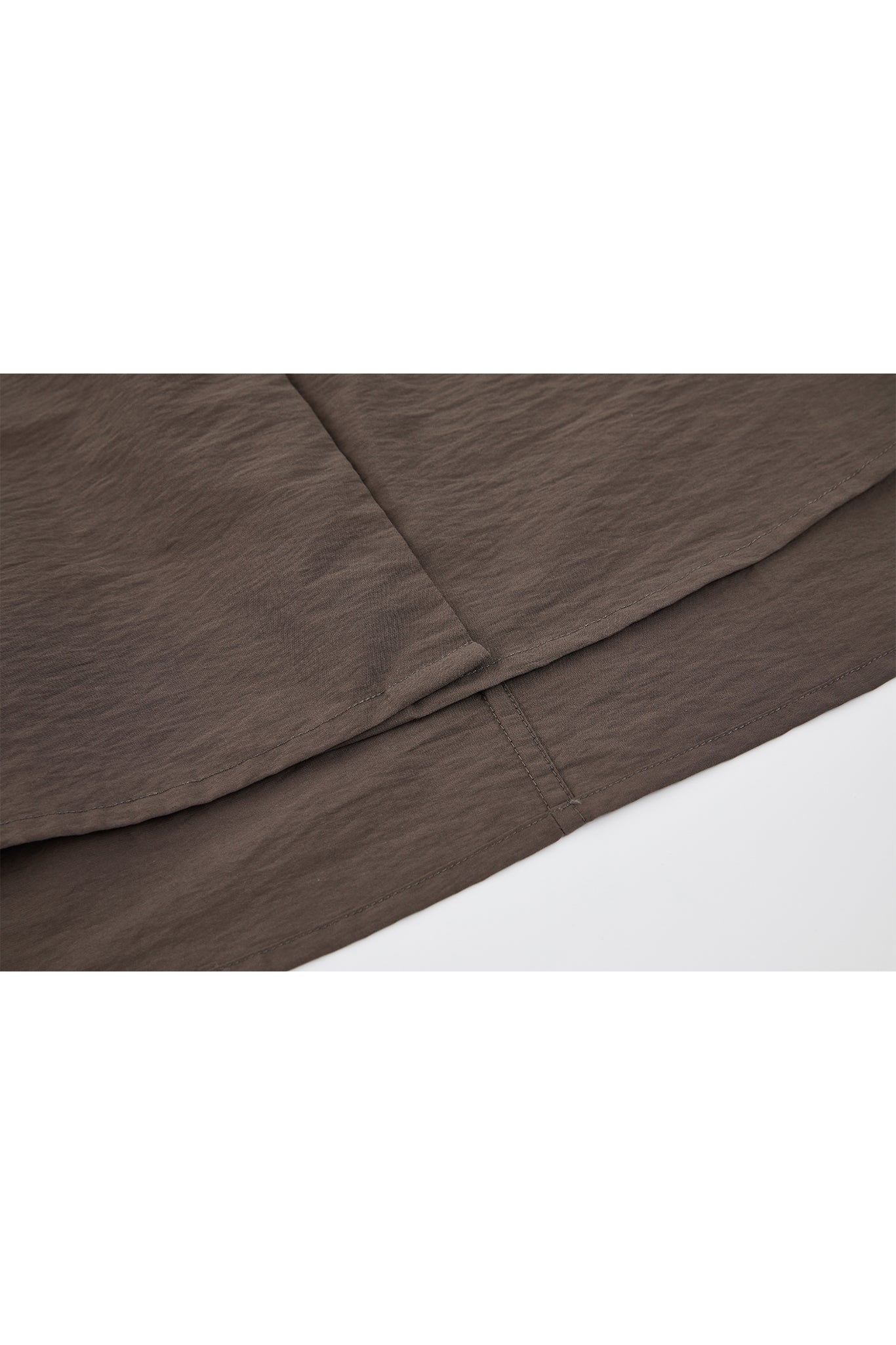 Big Collar Piping Stitch Oversized Shirt