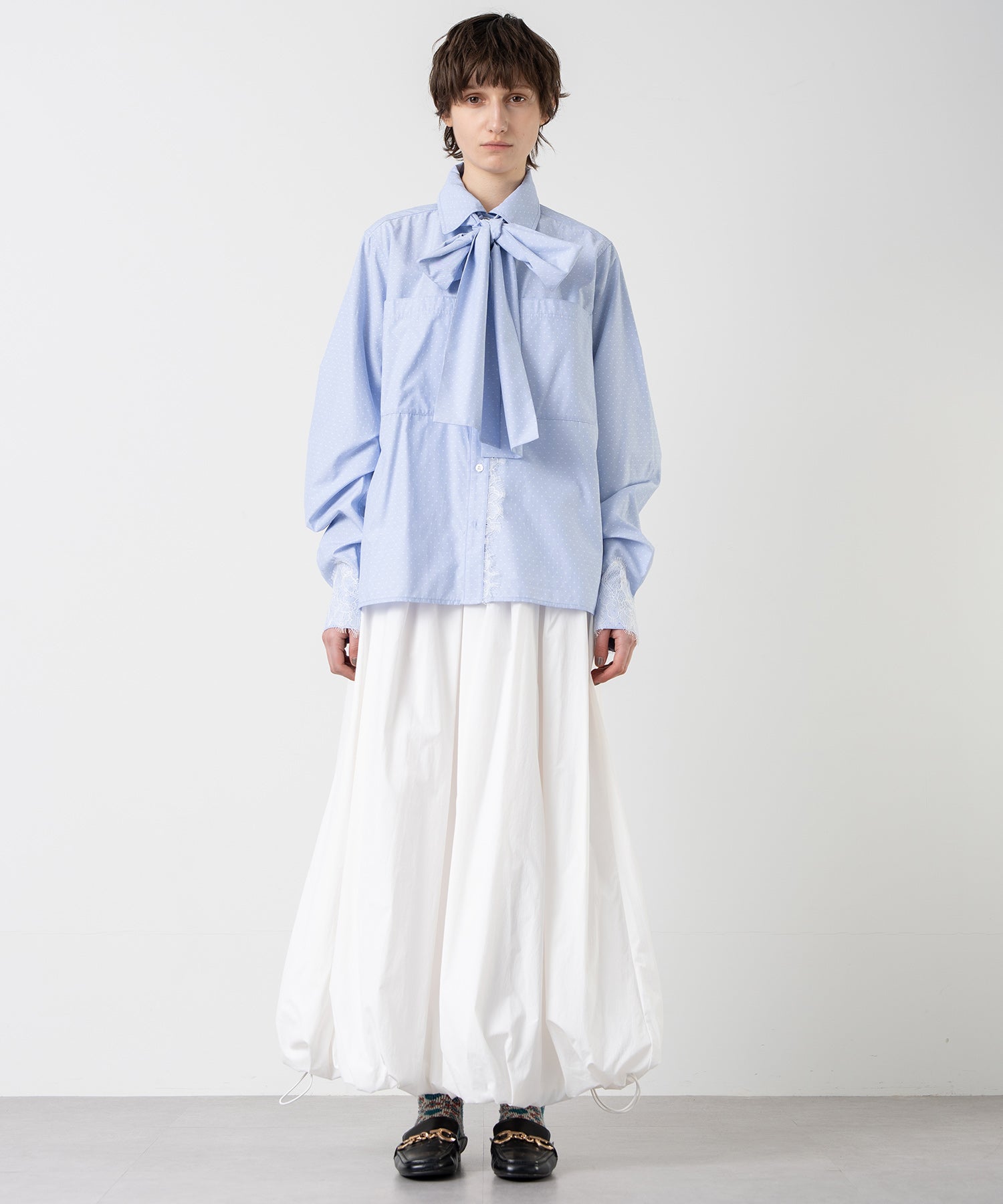 High-Waist Voluminous Balloon Skirt