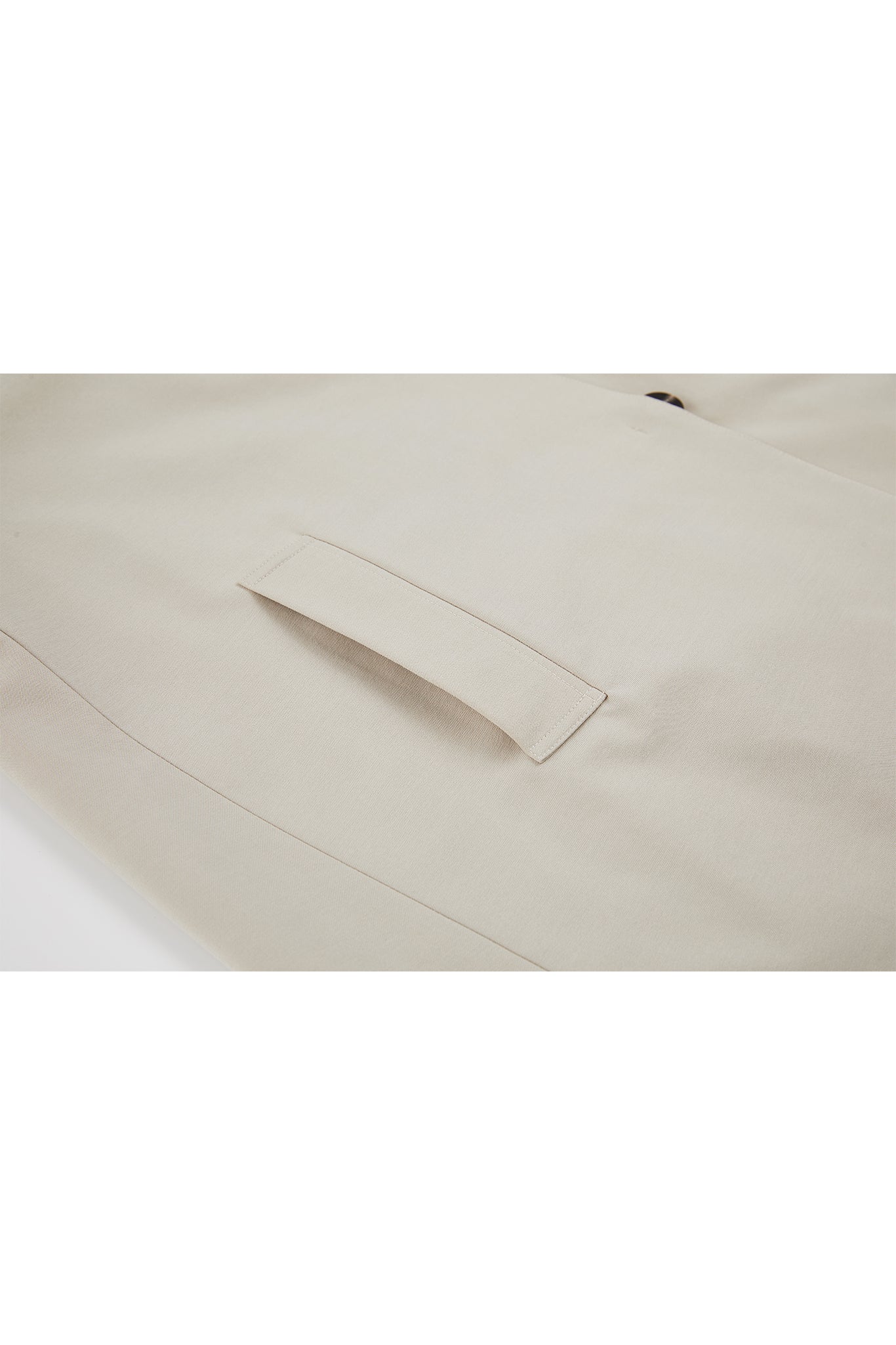 Oversized Corduroy Color-Block Long Coat