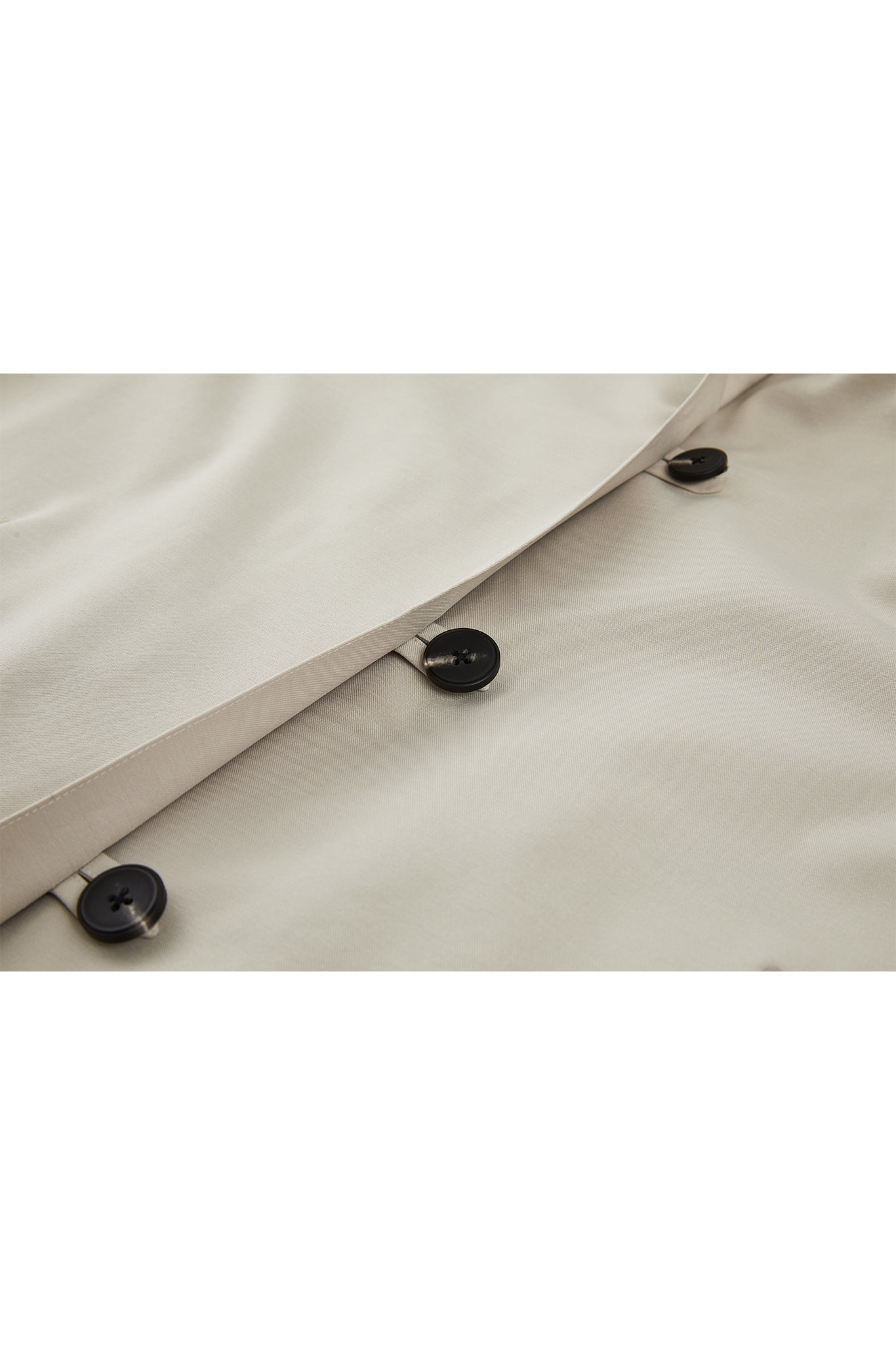 Oversized Corduroy Color-Block Long Coat