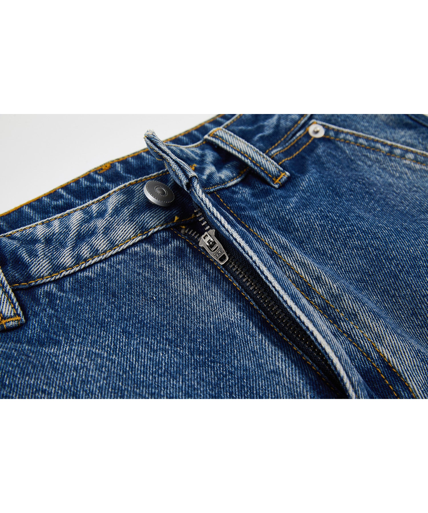 High-Rise Wide-Leg Naron Denim Pants
