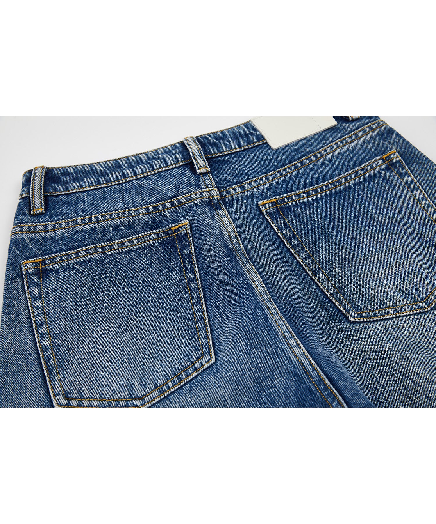High-Rise Wide-Leg Naron Denim Pants