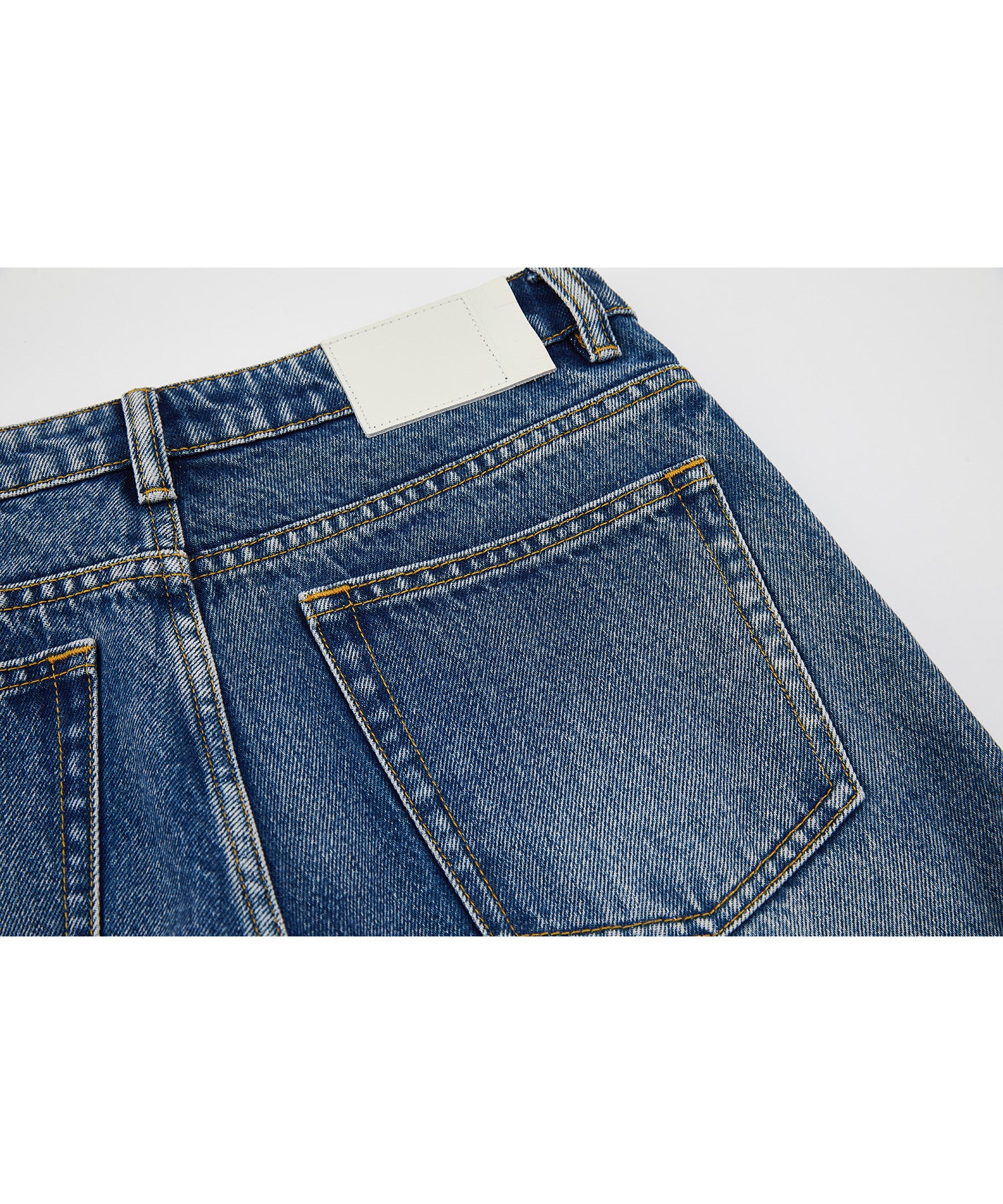 High-Rise Wide-Leg Naron Denim Pants