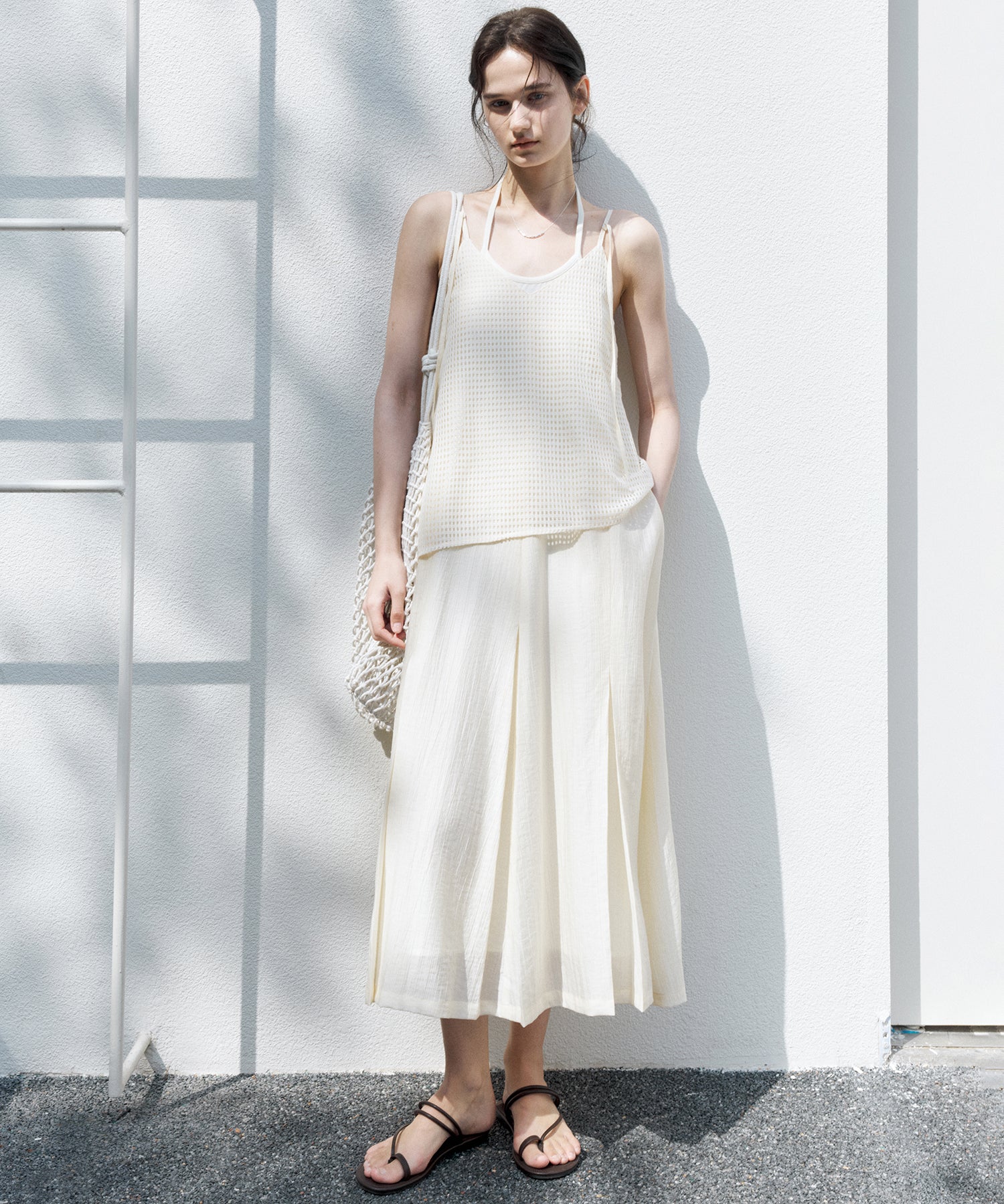 Layered Cutwork Camisole Dress