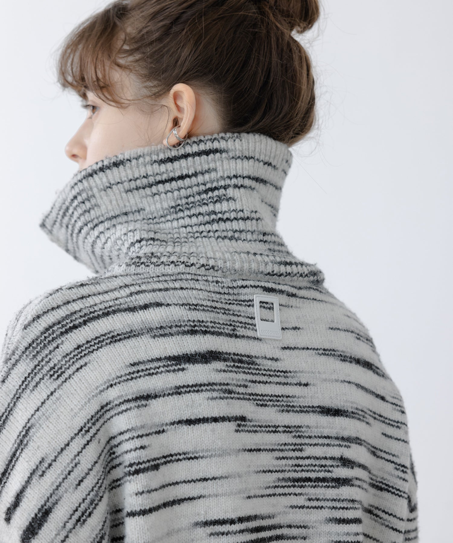 Half-Zip Oversized Polo Knit Pullover