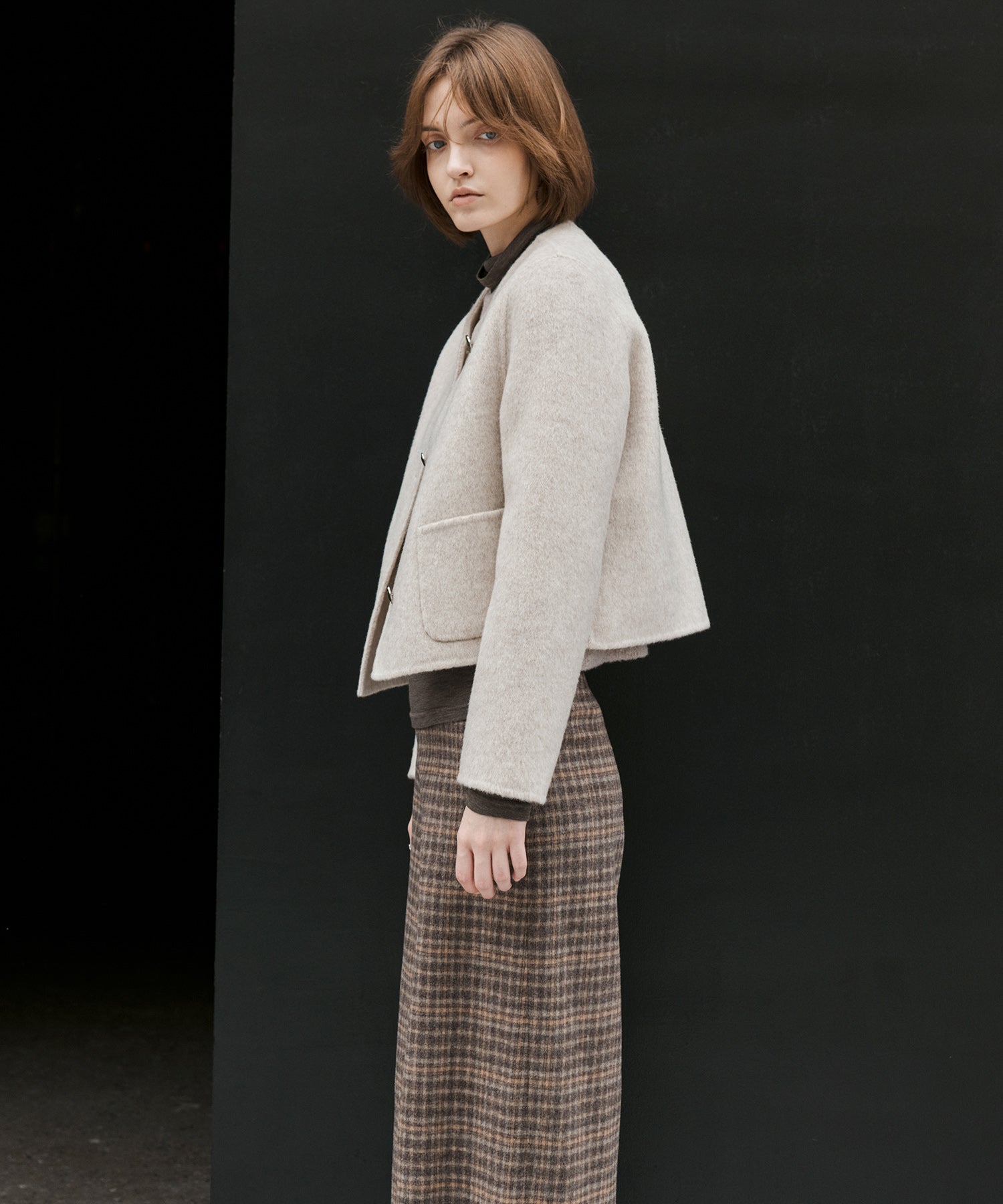 Classic Wool Handmade Short Coat