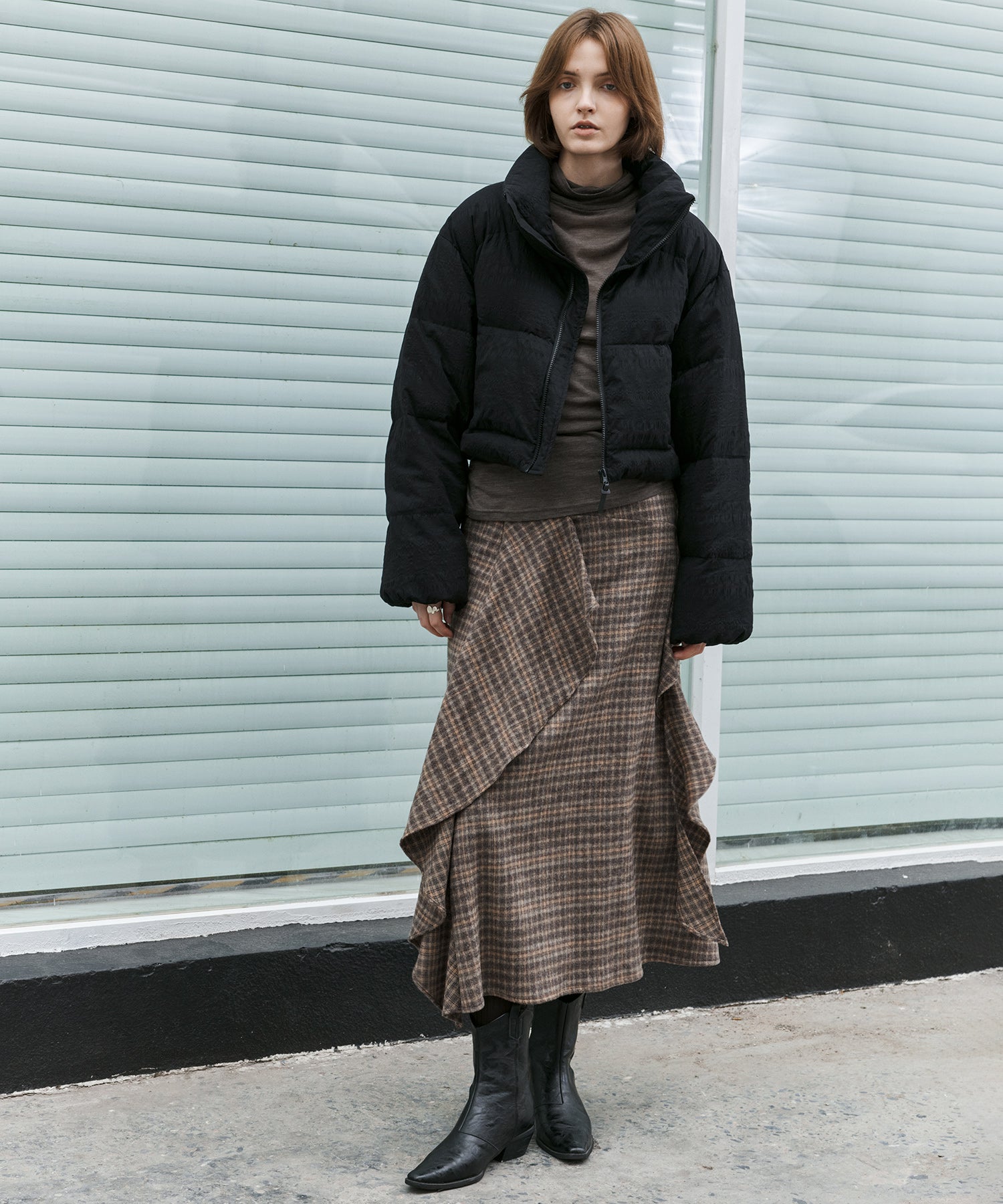 Textured Lightweight Down Jacket