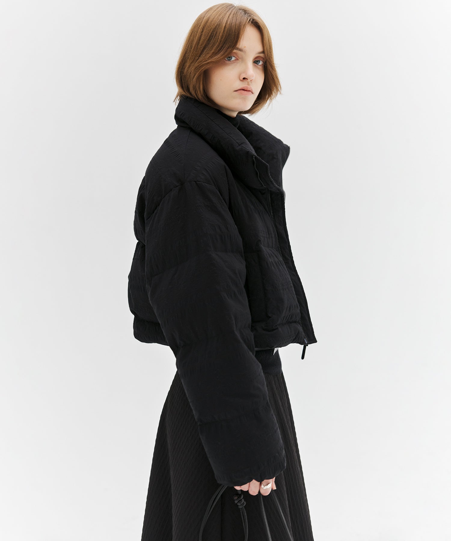 Textured Lightweight Down Jacket