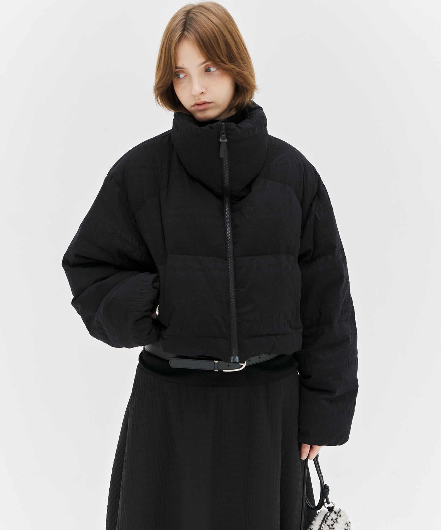 Textured Lightweight Down Jacket