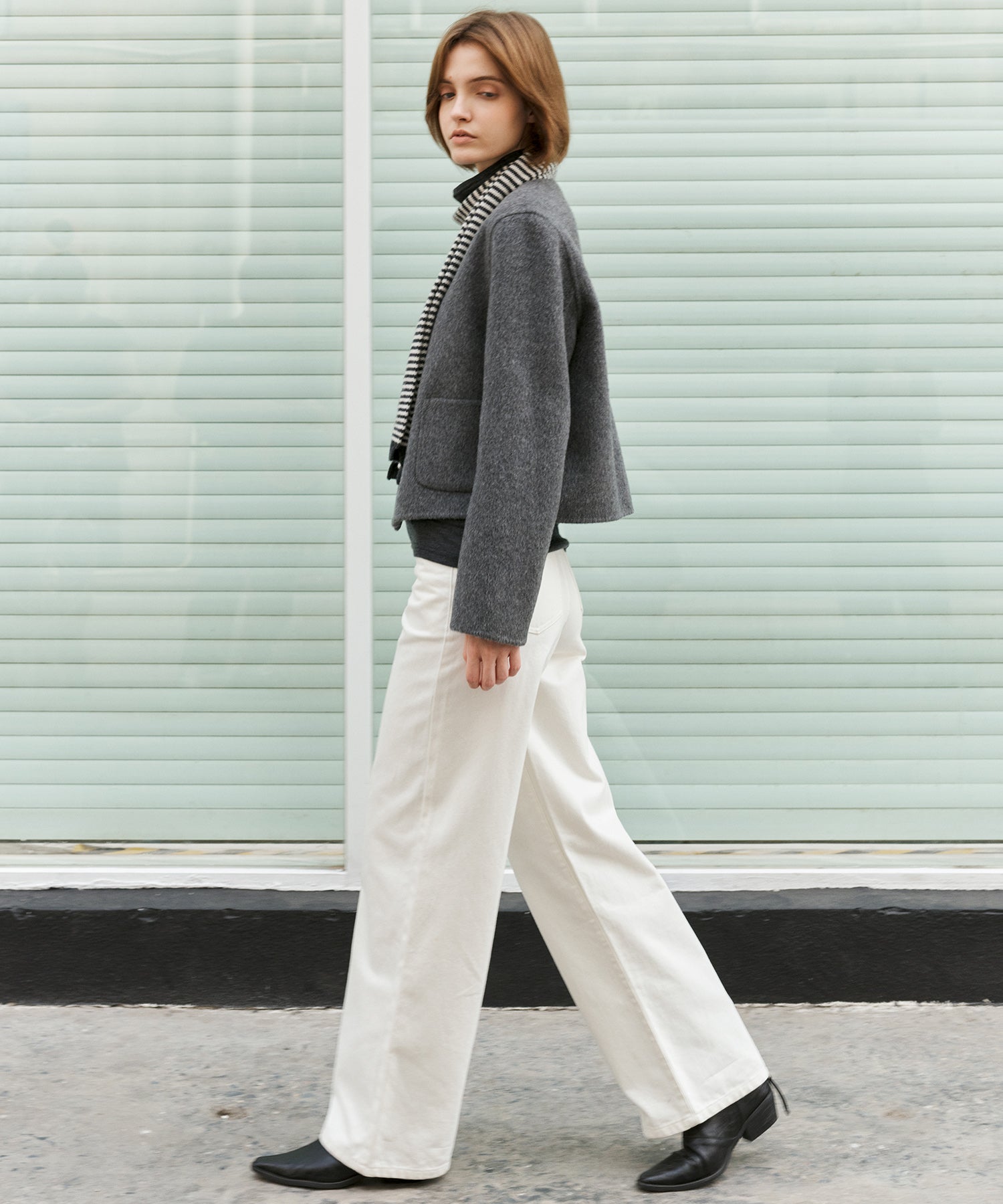 Classic Wool Handmade Short Coat