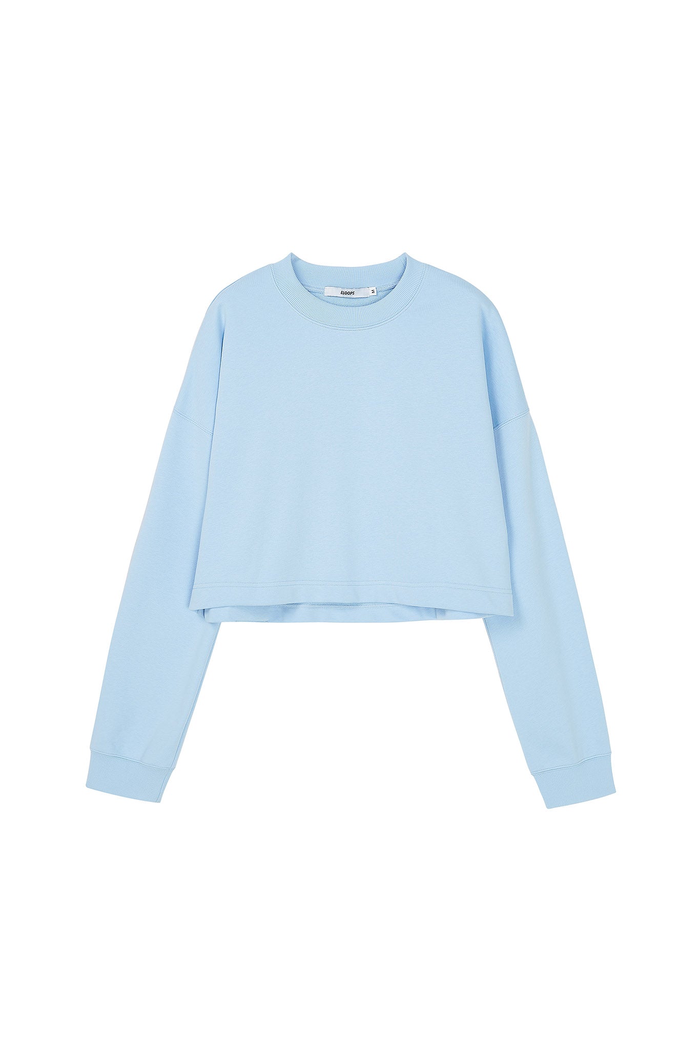 Casual Cropped Sweatshirt Top