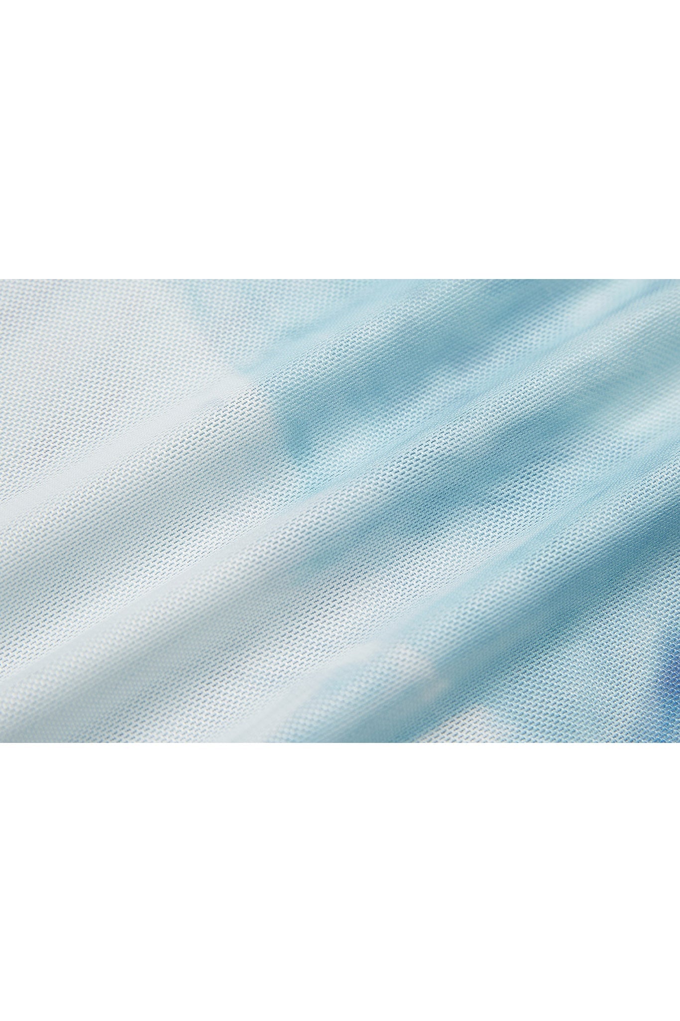 Abstract Print Sheer Top