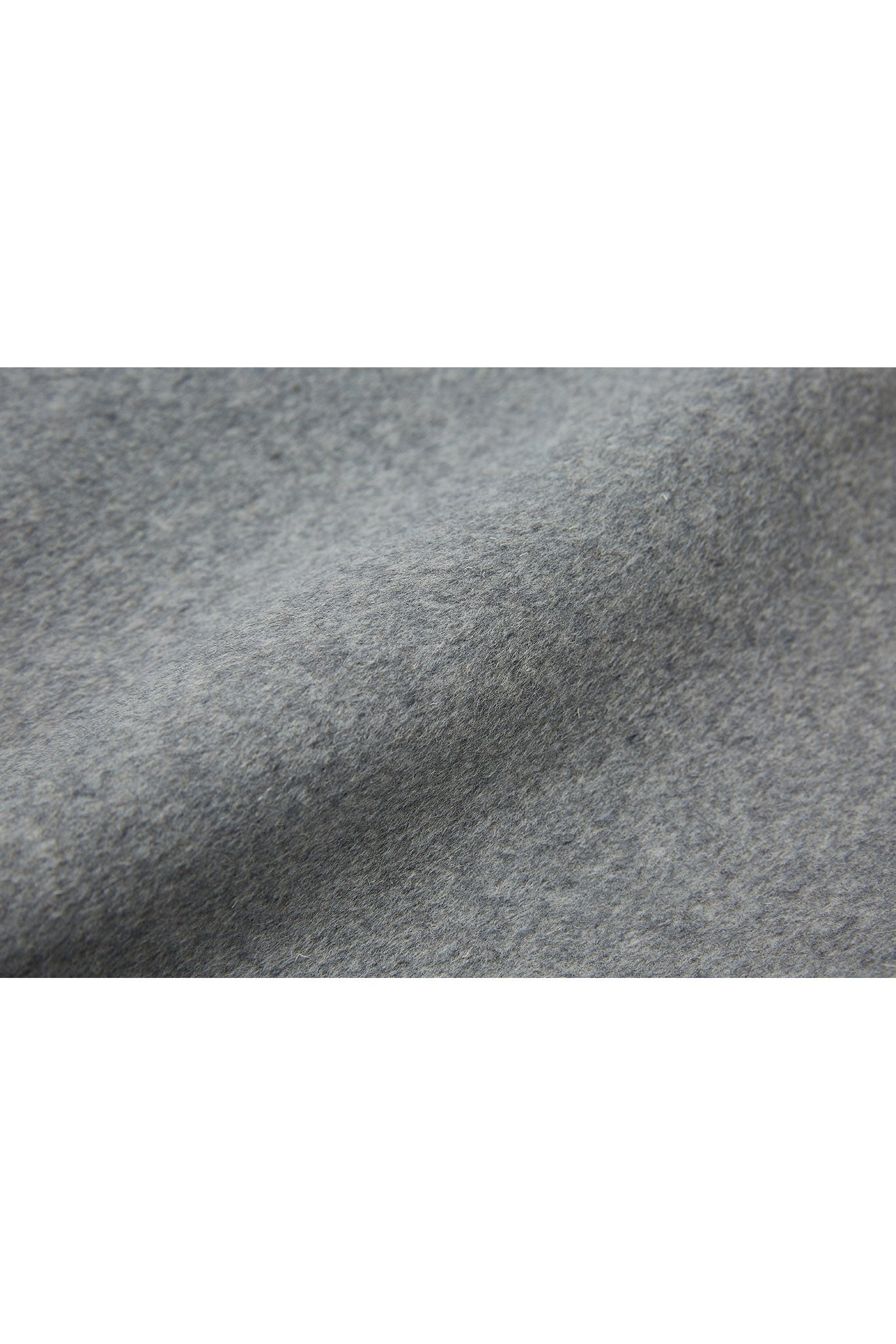 Zip-Up Wool Blend Short Coat
