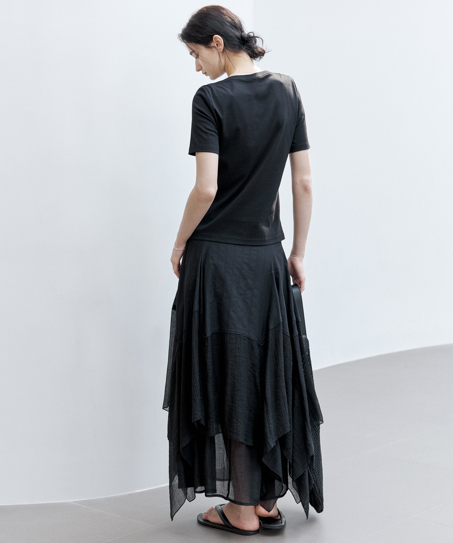 Supima Cotton Boat Neck T-Shirt