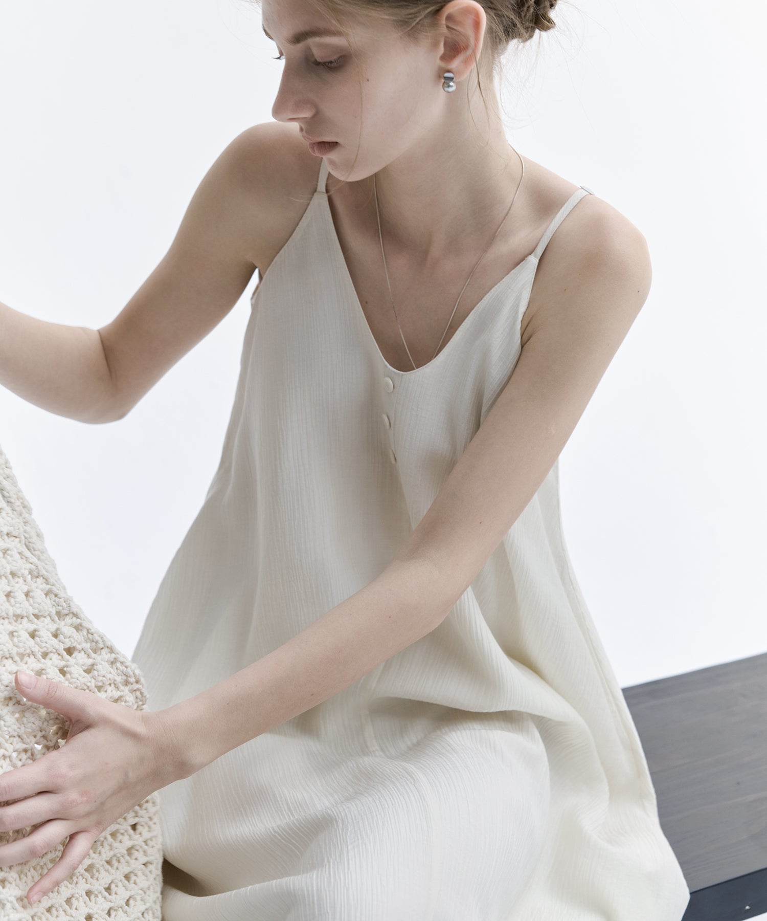 Layered Sheer Cami Long Dress