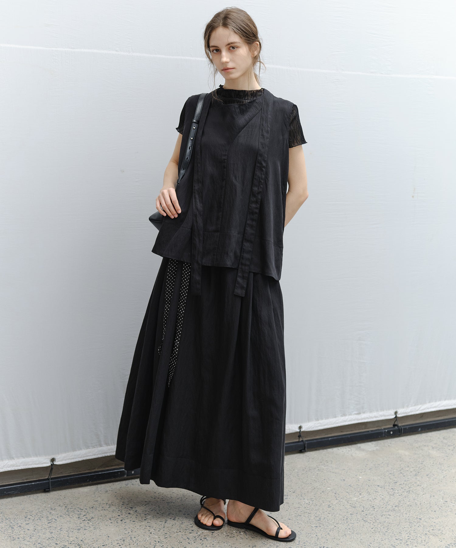 Flared Long Skirt
