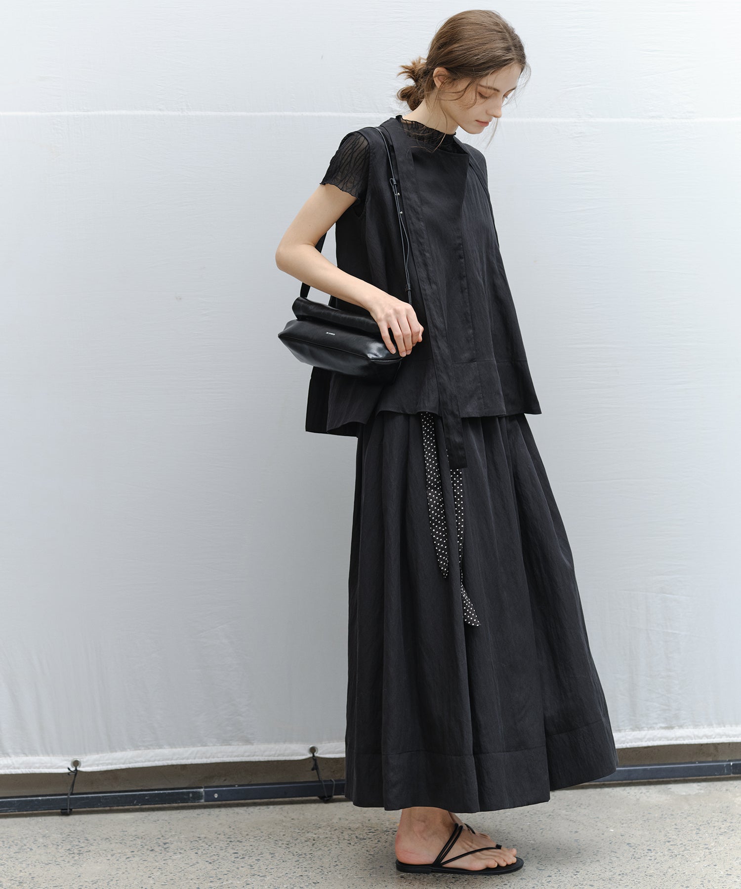 Flared Long Skirt