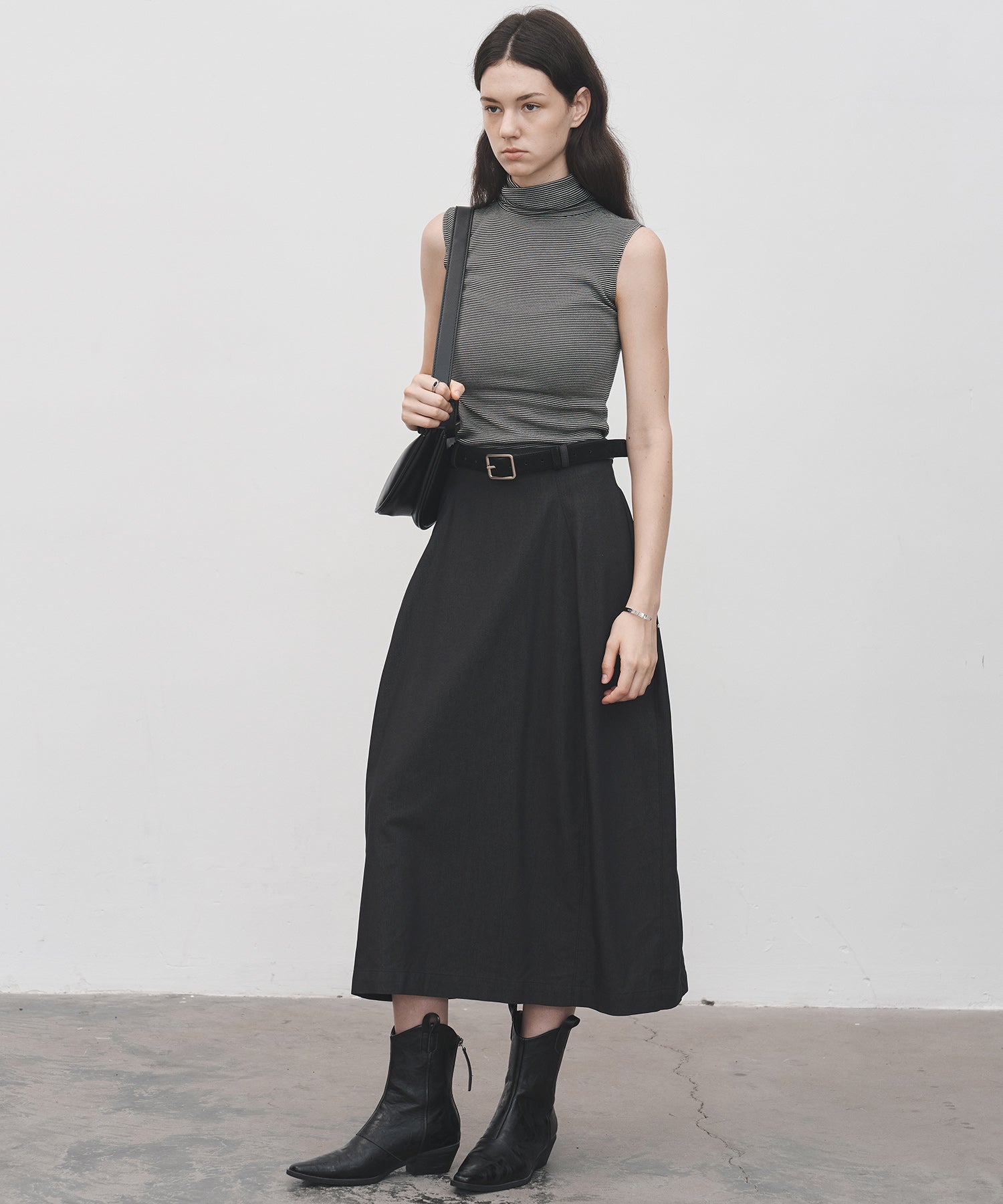 High-Waist Cocoon Balloon Skirt