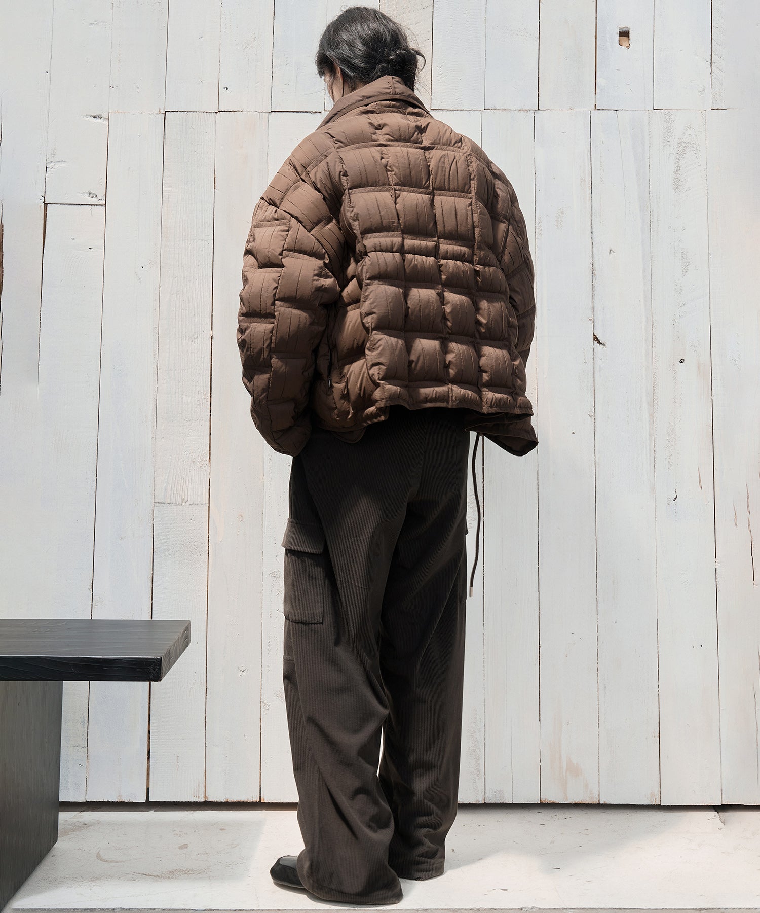 Corduroy Mid-Rise Straight Utility Pants