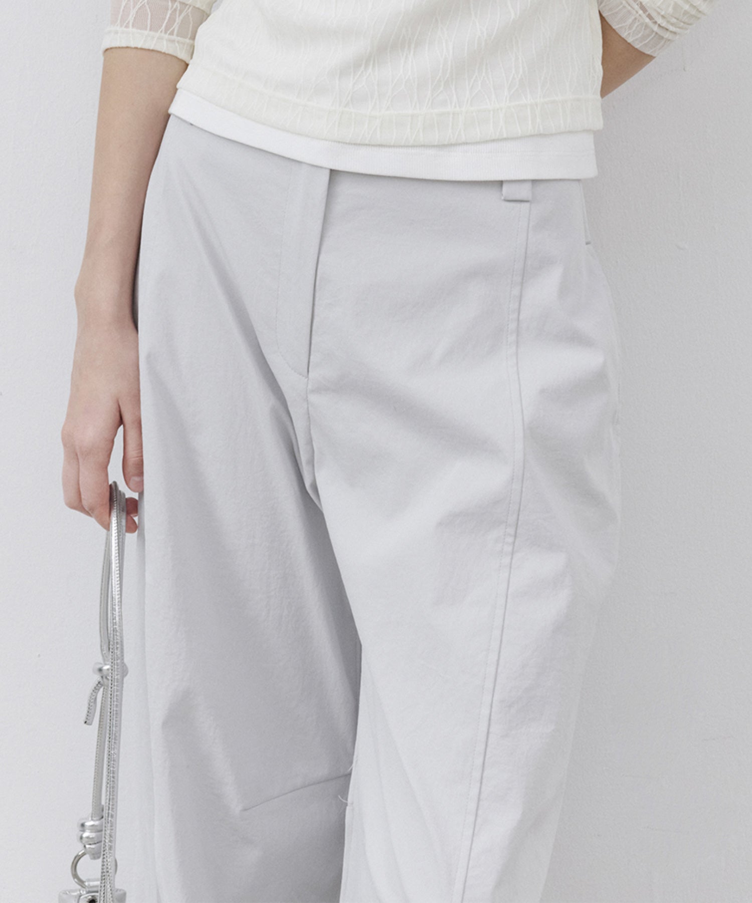 Essential Slight-Curve Casual Pants