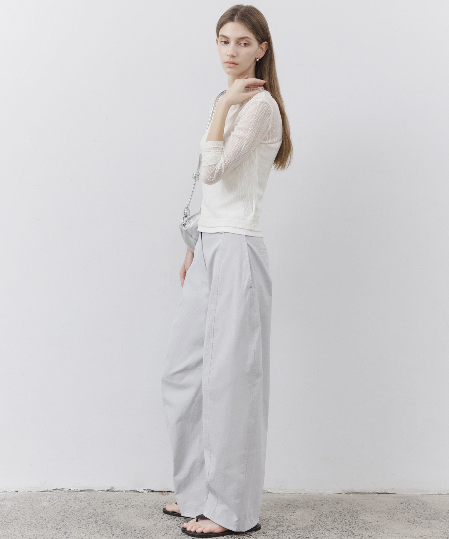 Essential Slight-Curve Casual Pants