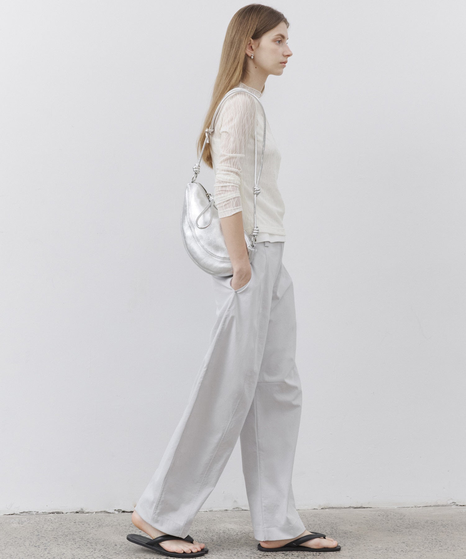 Essential Slight-Curve Casual Pants