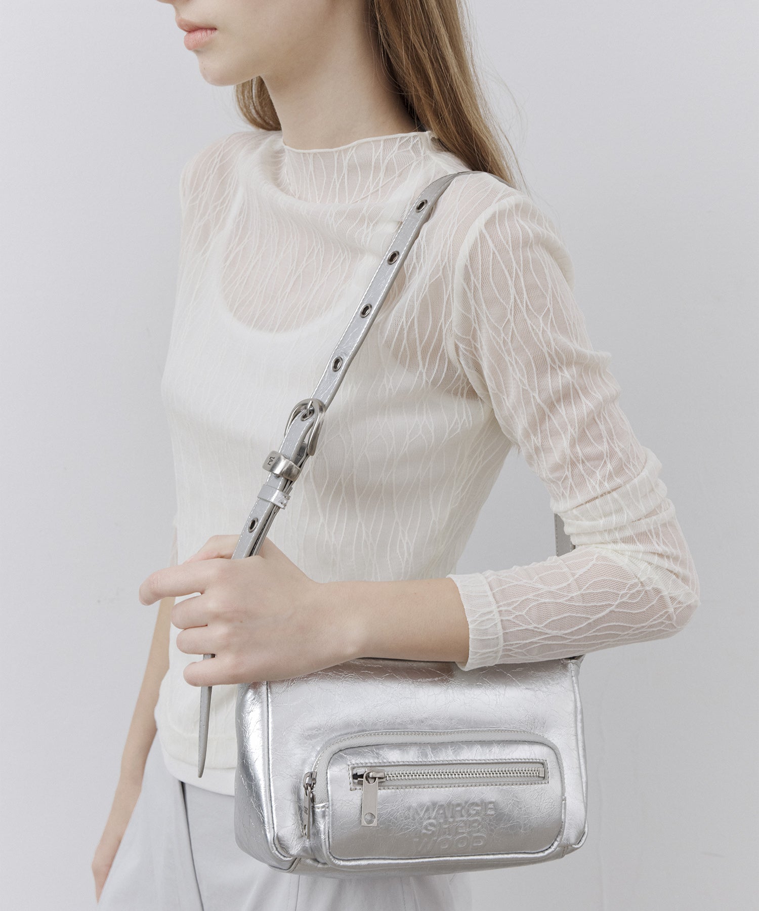 Jacquard Sheer Boat Neck Top