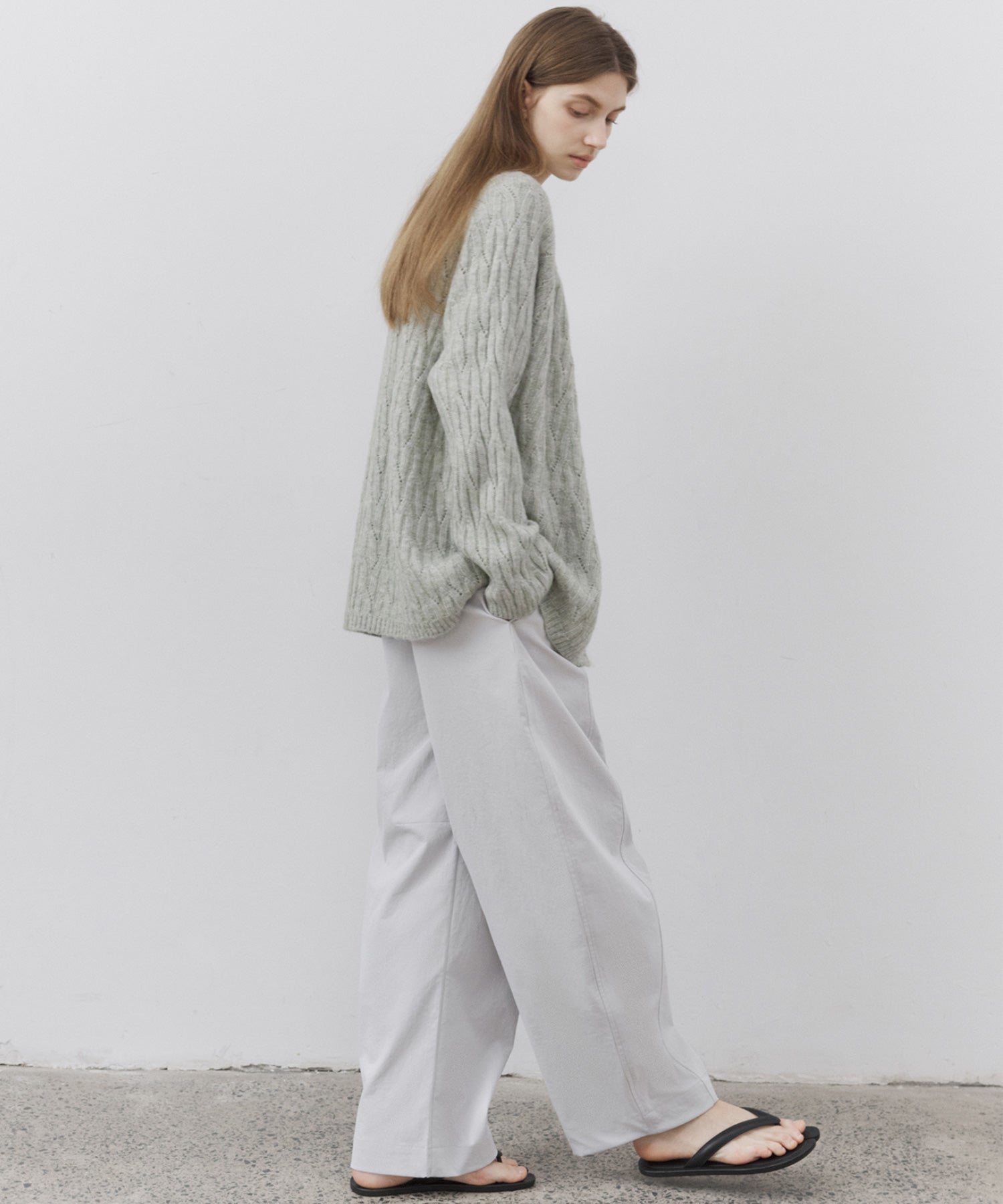 Essential Slight-Curve Casual Pants