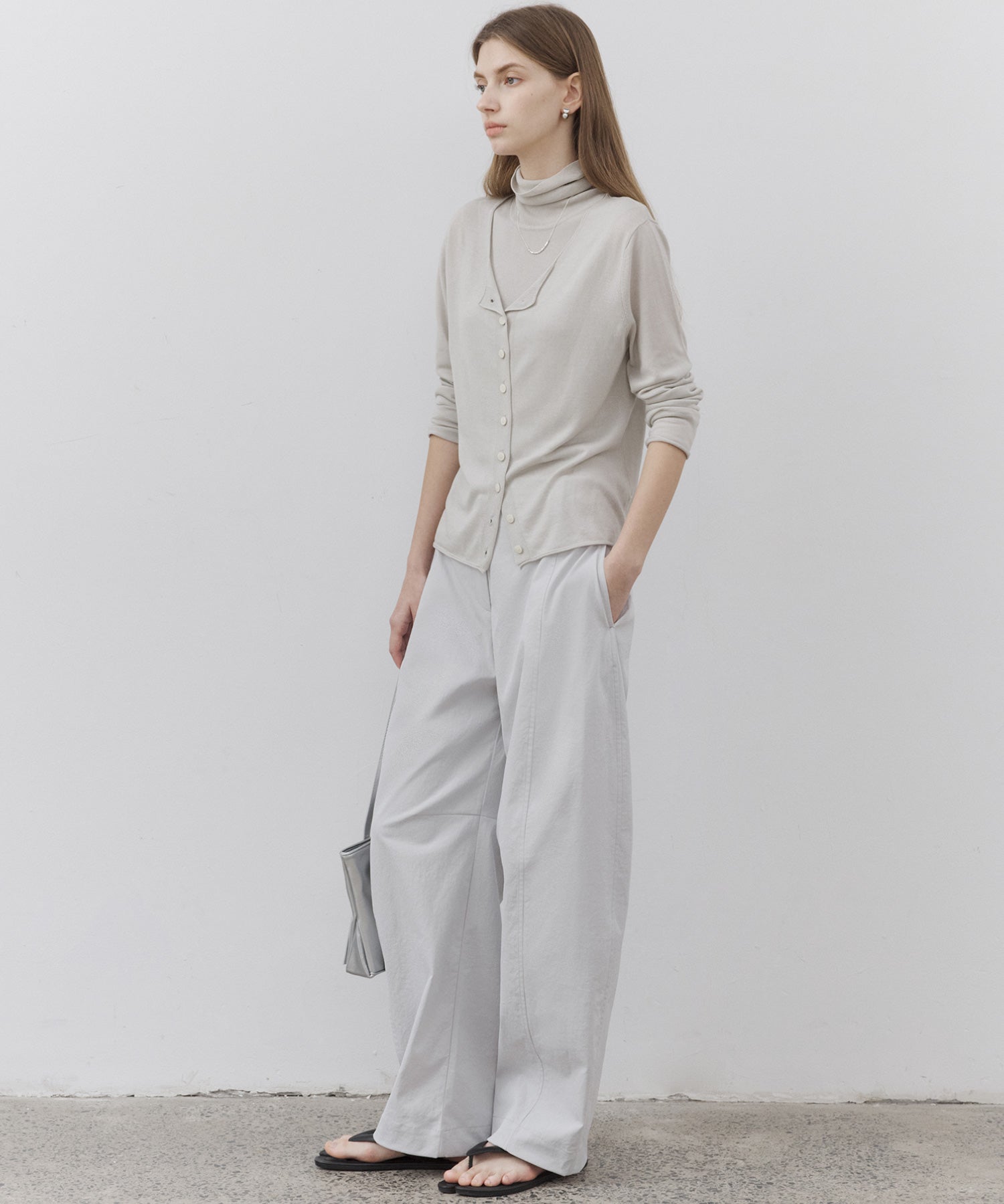 Essential Slight-Curve Casual Pants