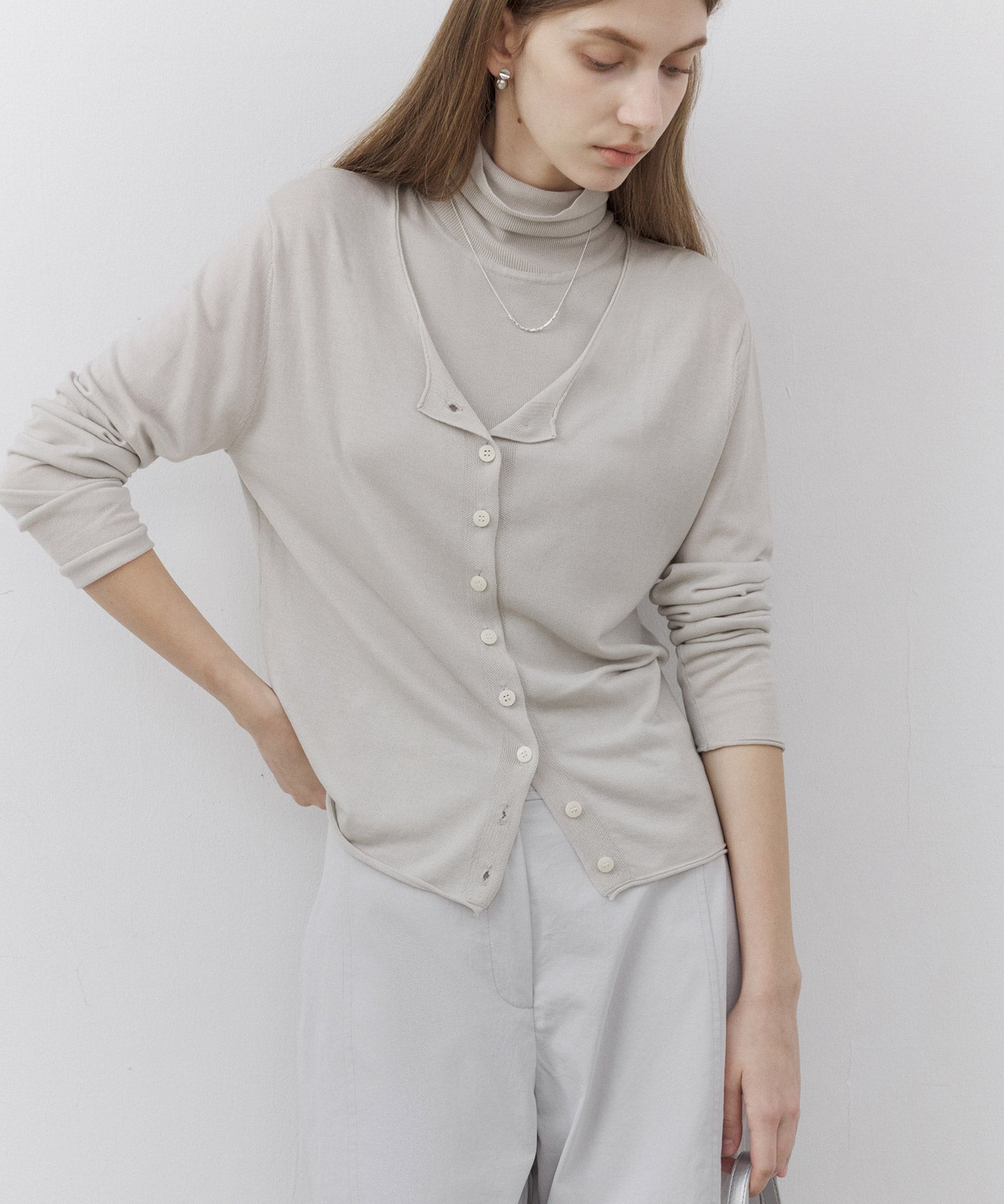 Lightweight Basic Knit Cardigan