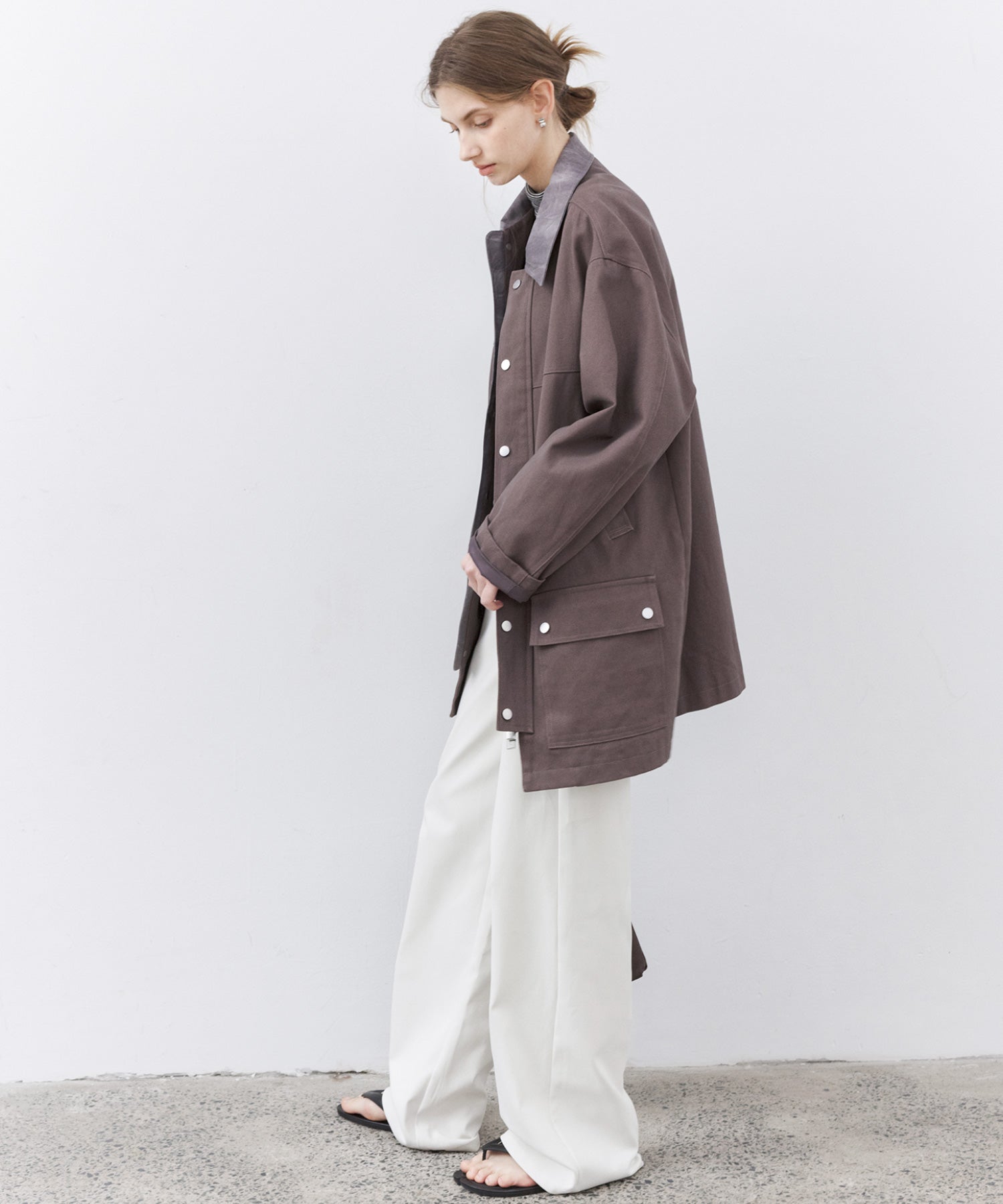 Vintage Washed Oversized Jacket