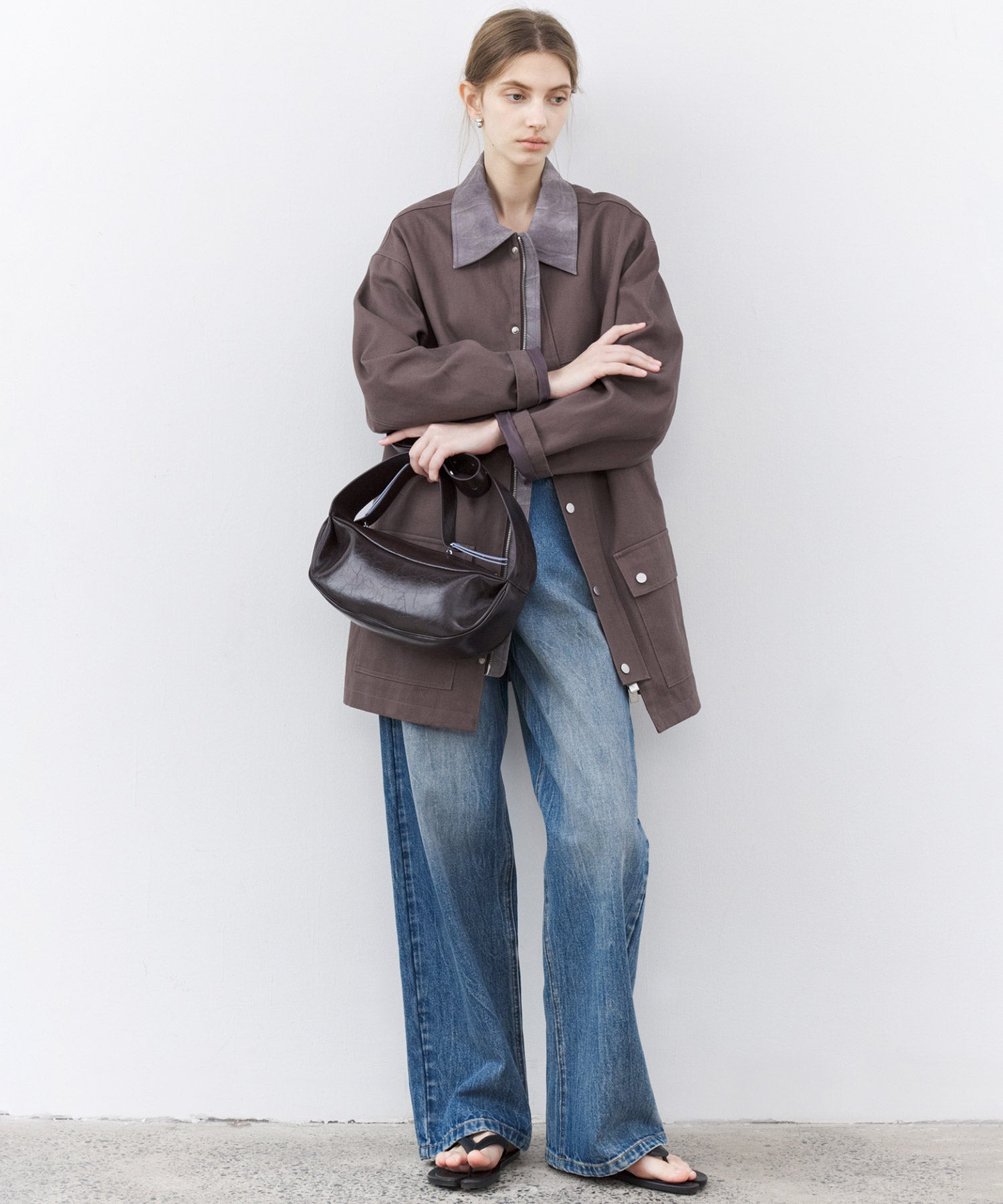 Vintage Washed Oversized Jacket