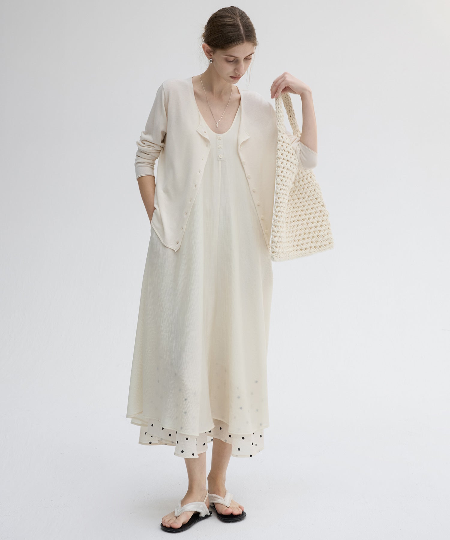 Lightweight Basic Knit Cardigan