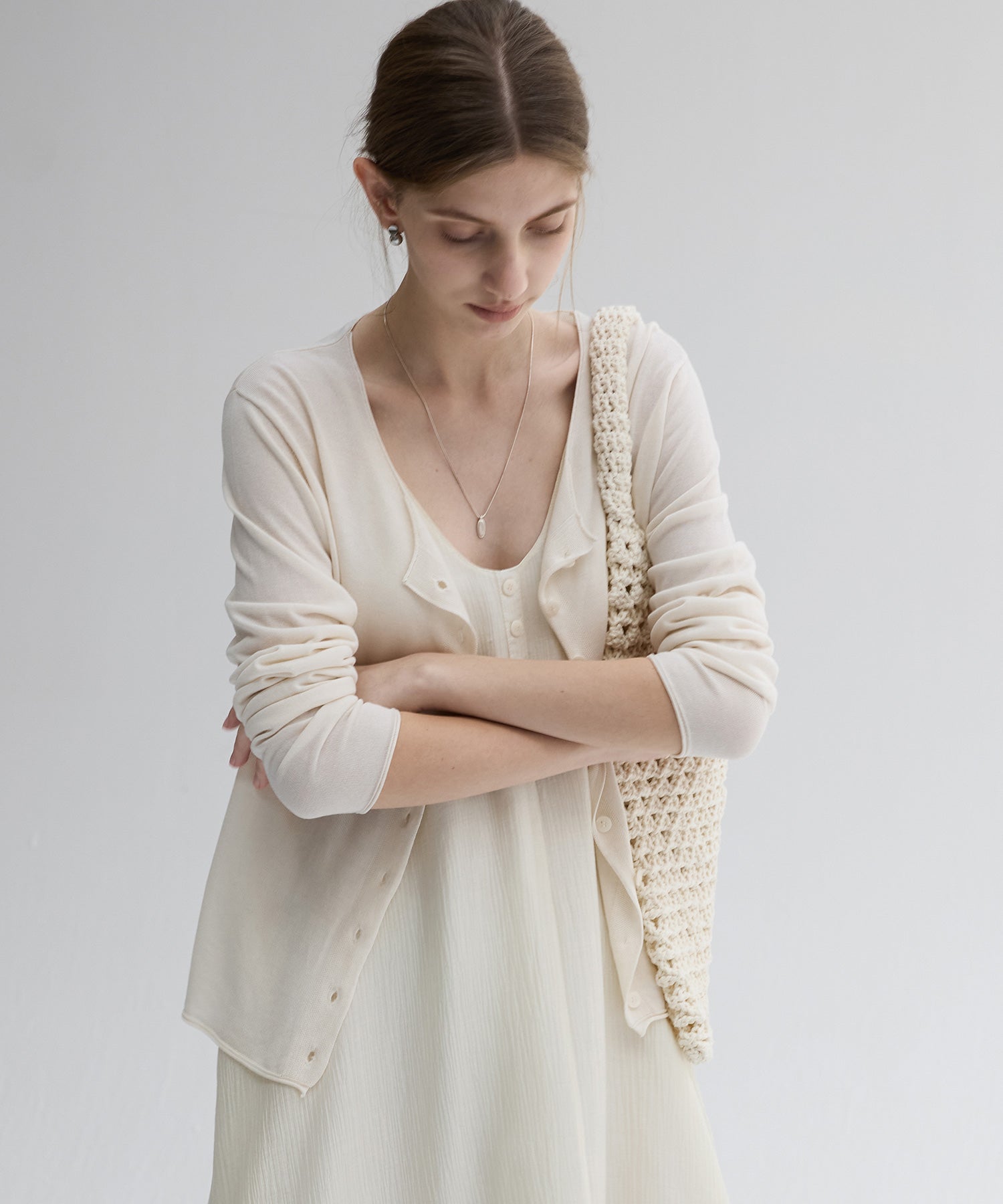 Lightweight Basic Knit Cardigan