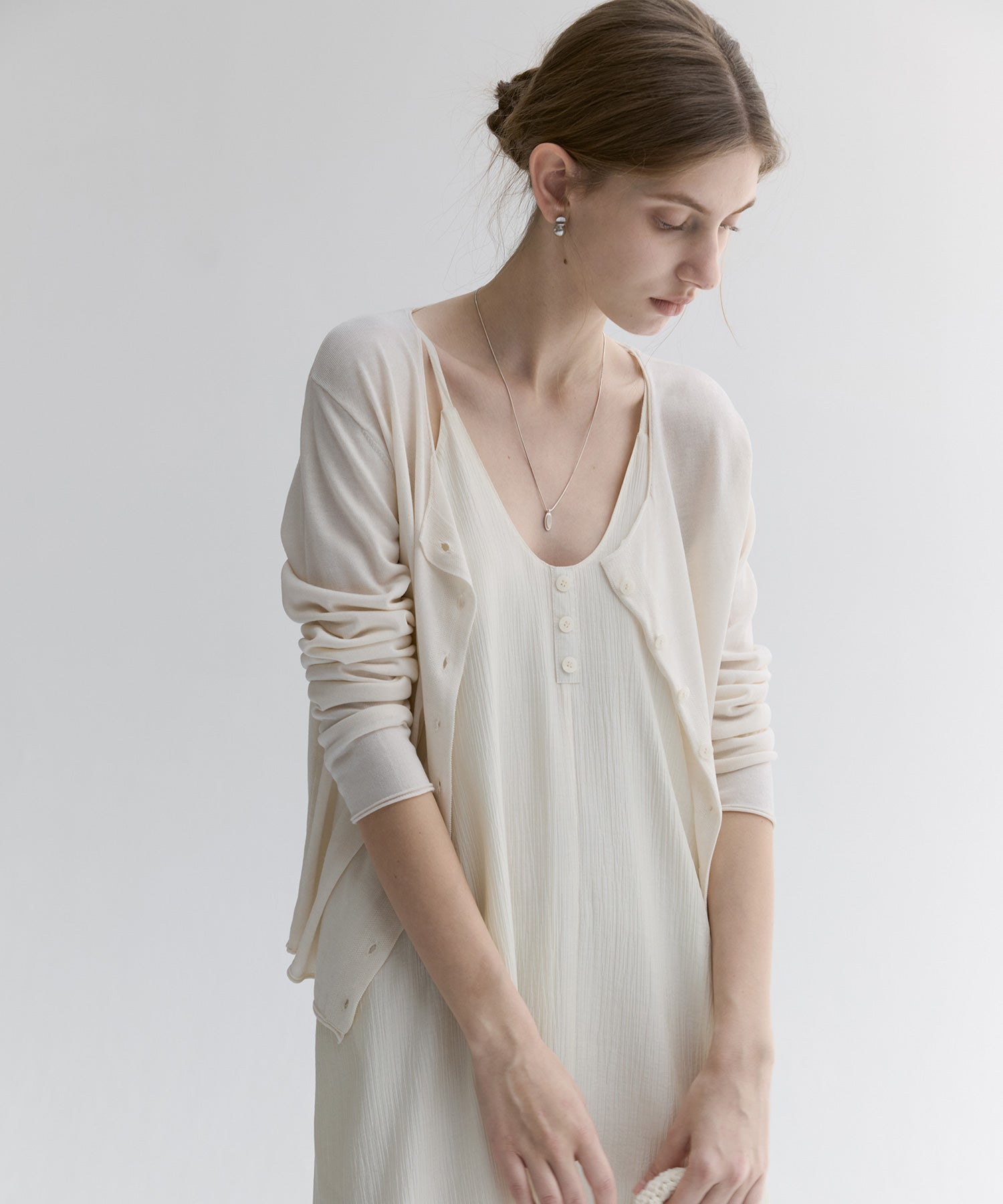 Lightweight Basic Knit Cardigan