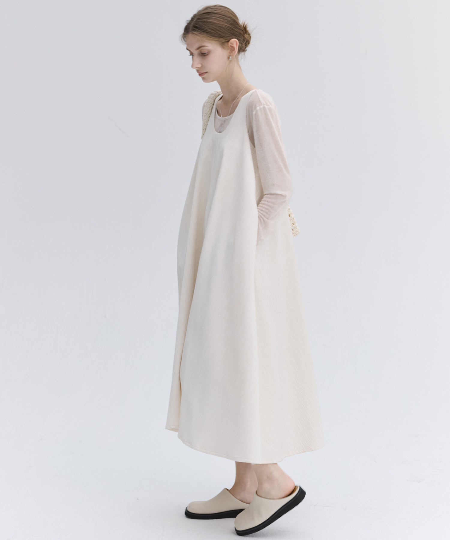 Essential Translucent Mesh Printed Top