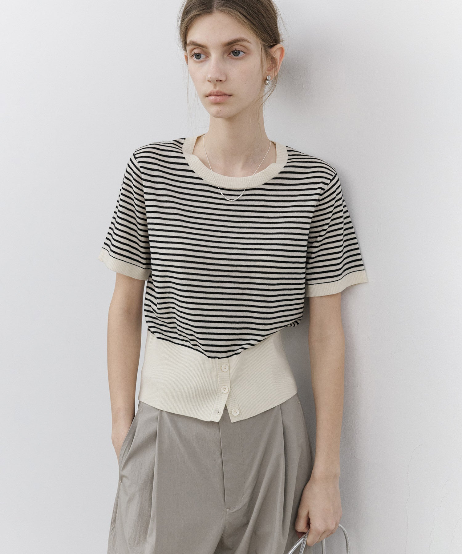 Slim-Fit Knit Tee