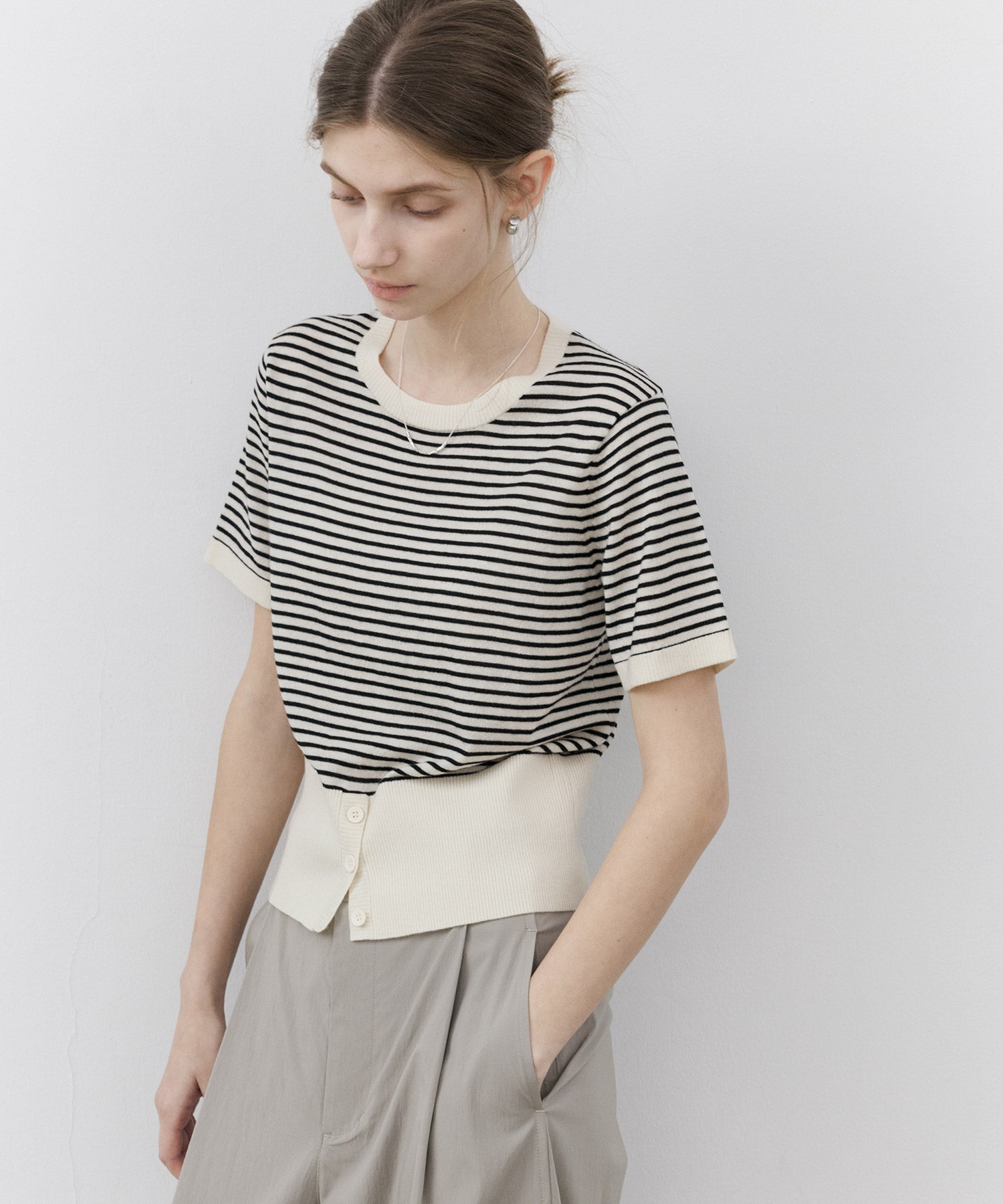 Slim-Fit Knit Tee