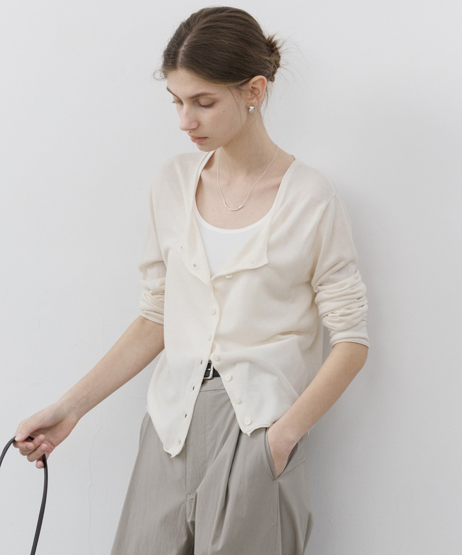 Lightweight Basic Knit Cardigan