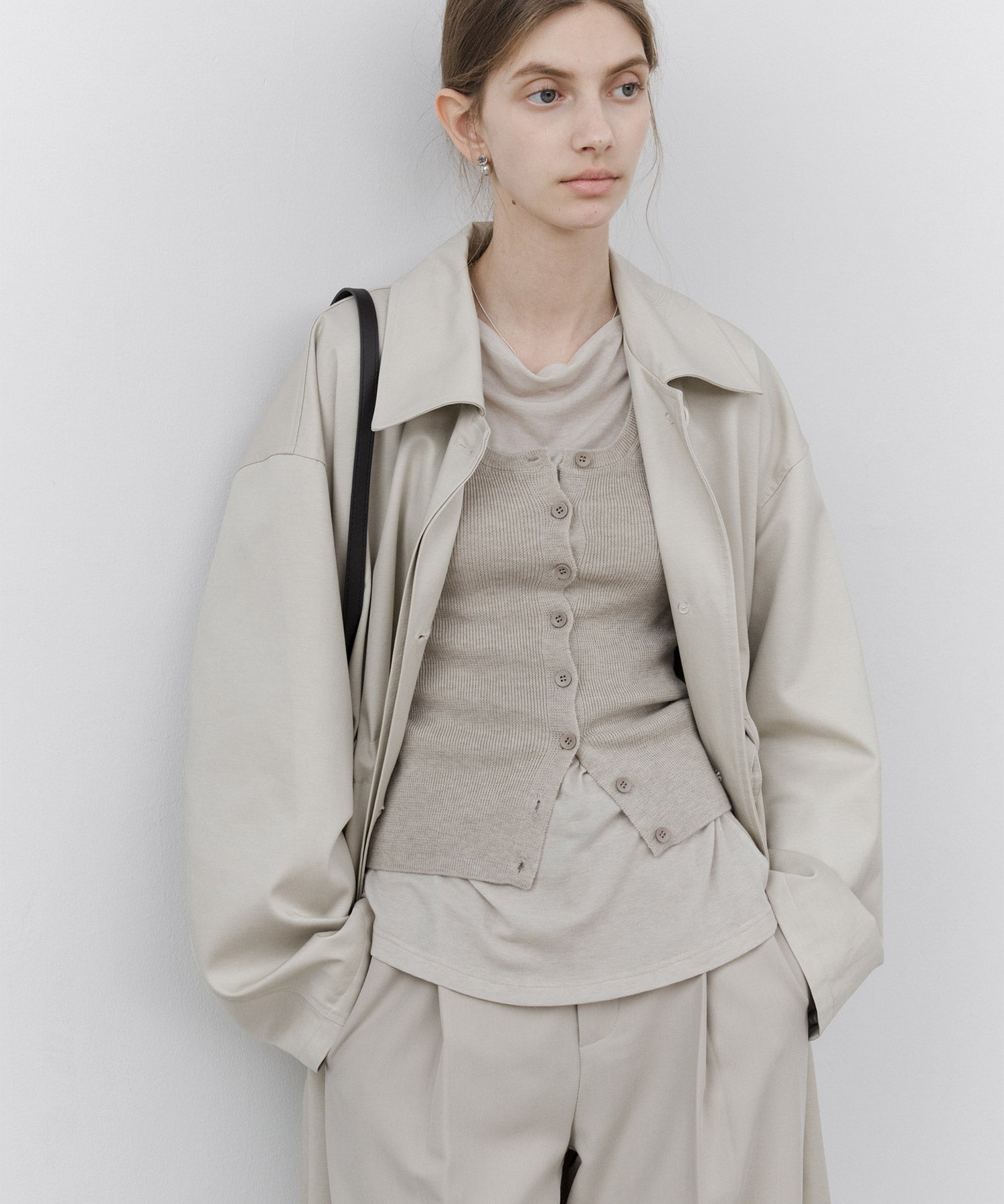 Basic Multi-Button Knit Vest