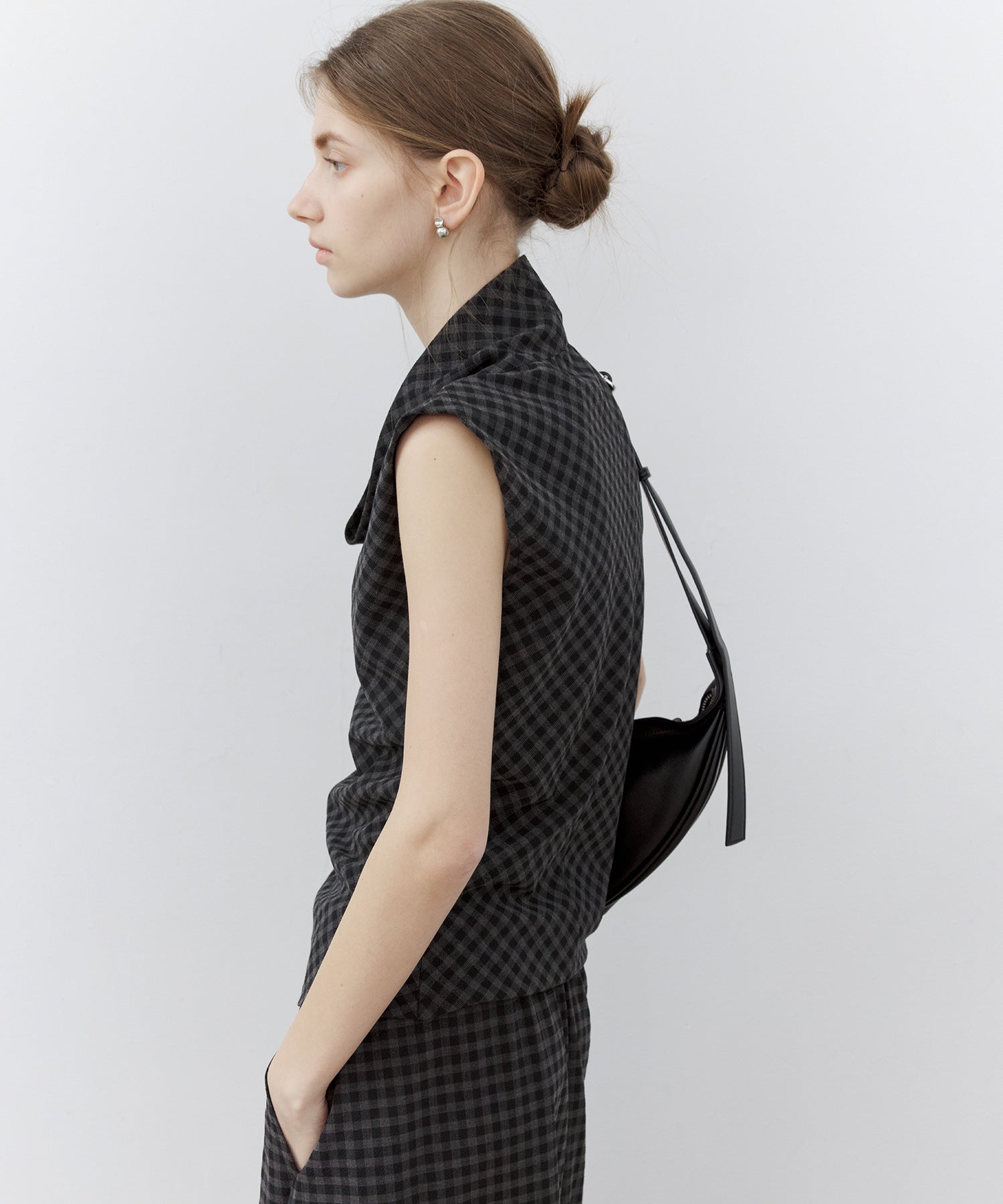 Asymmetrical Hem Drape Top
