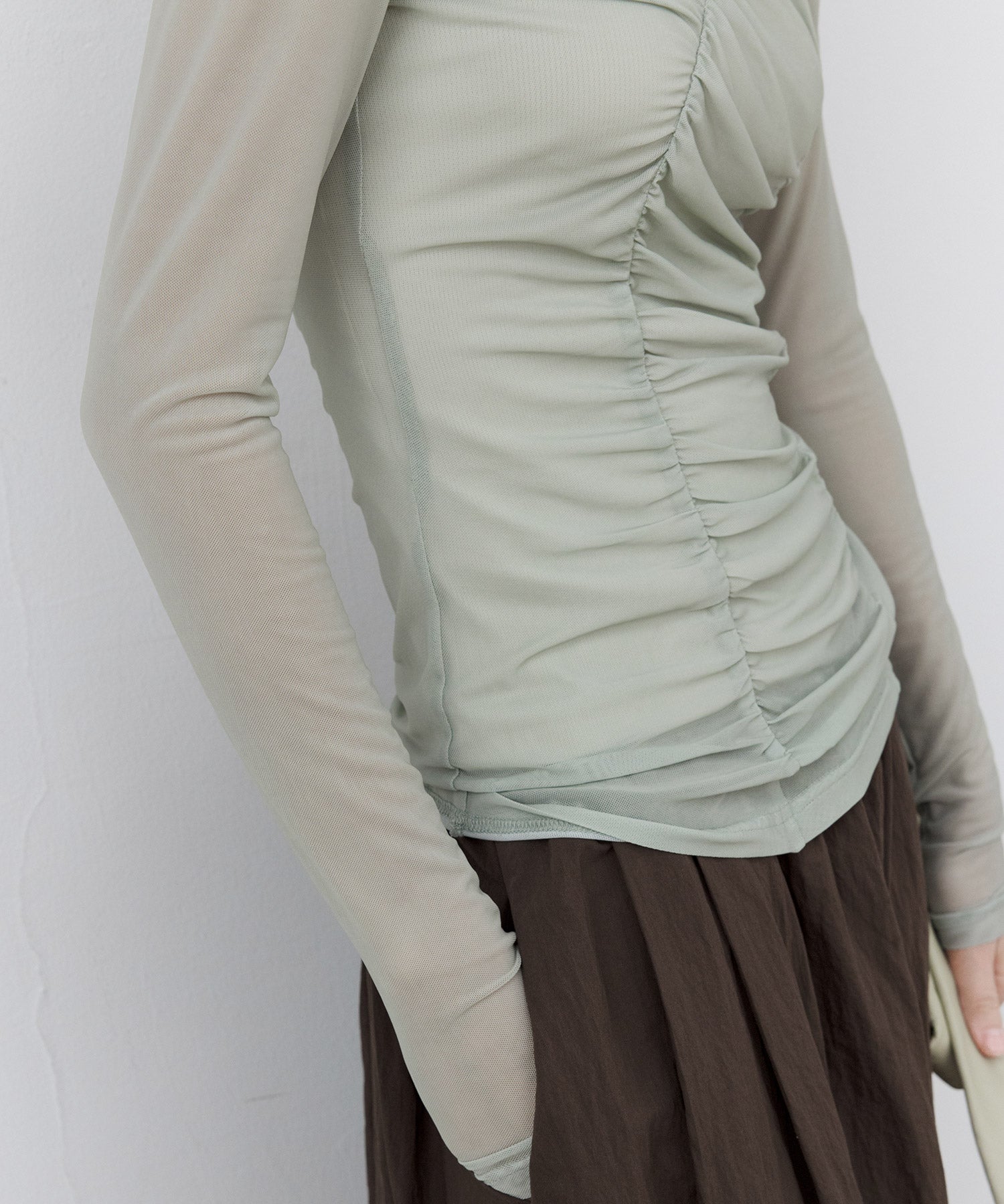 Gather Sheer Tops