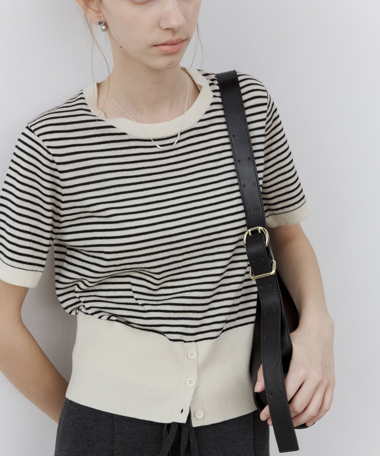 Slim-Fit Knit Tee