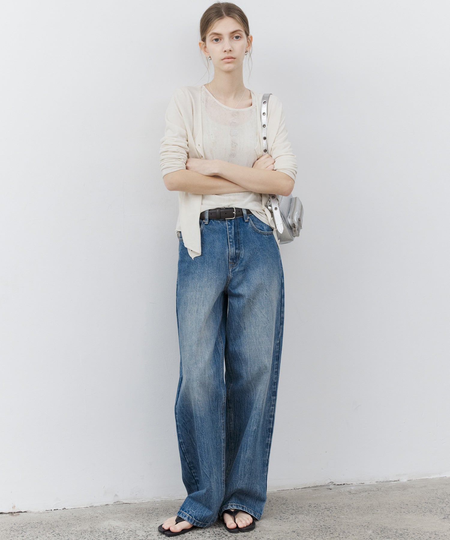 Essential Translucent Mesh Printed Top