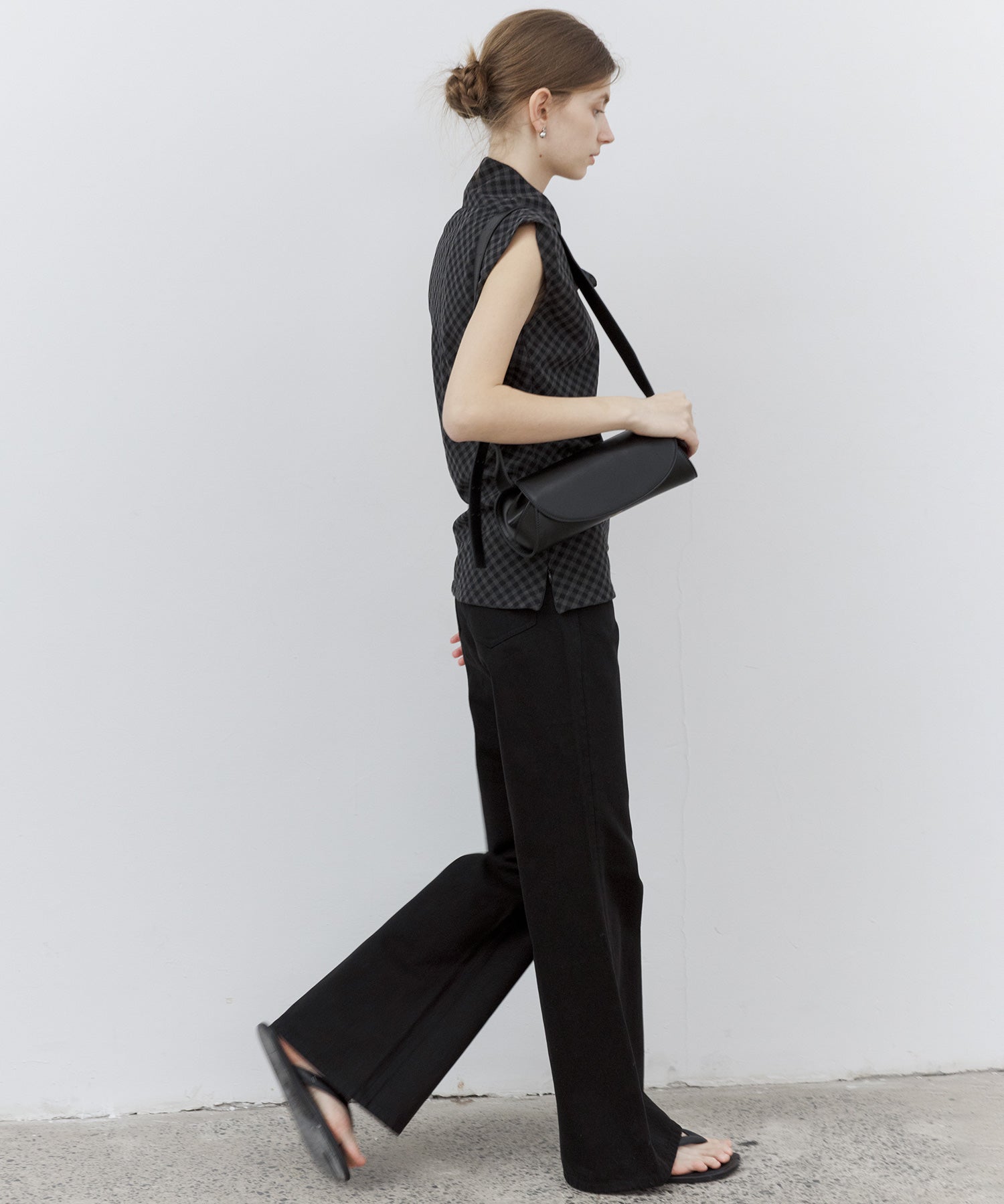 Asymmetrical Hem Drape Top