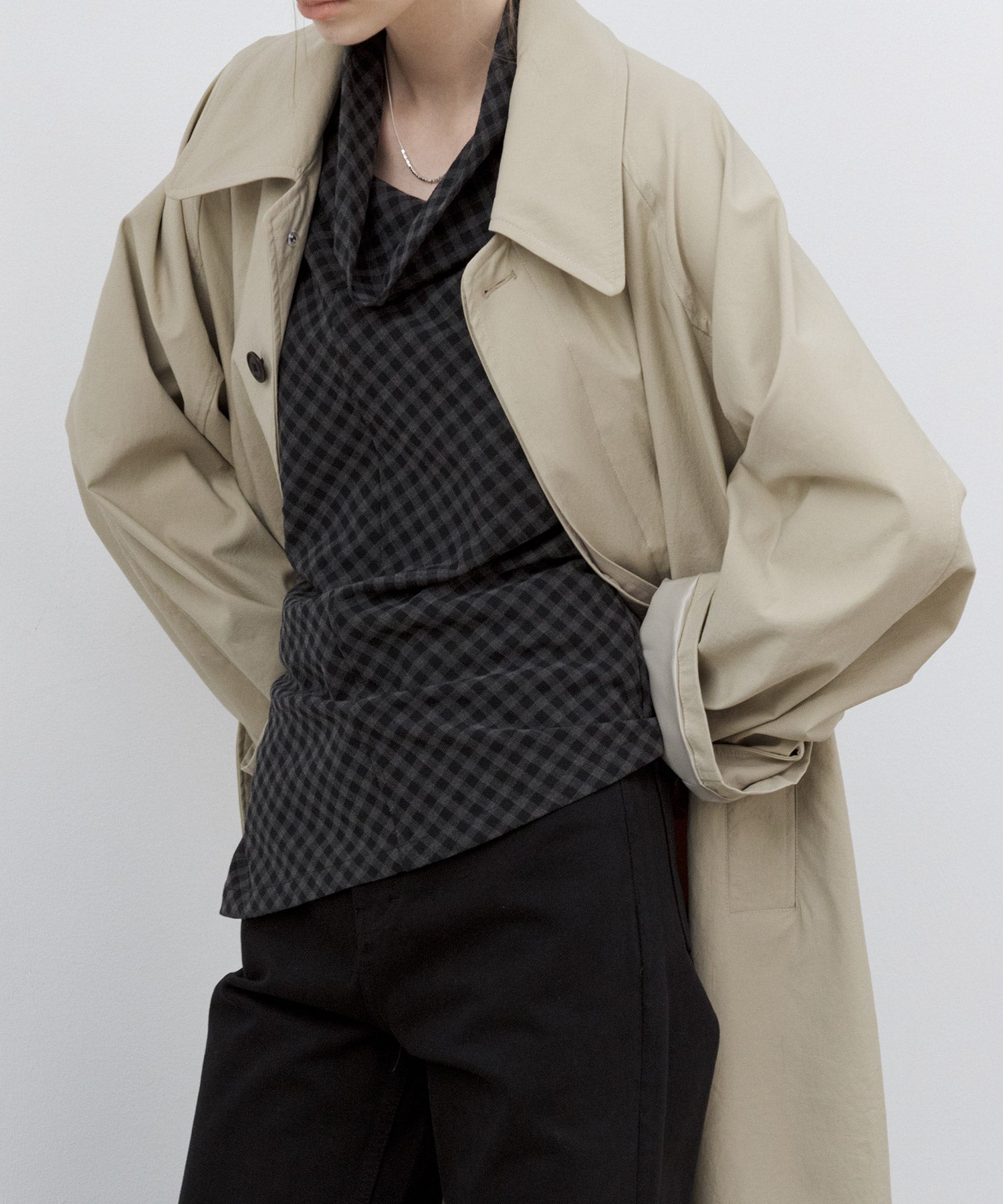 Asymmetrical Hem Drape Top