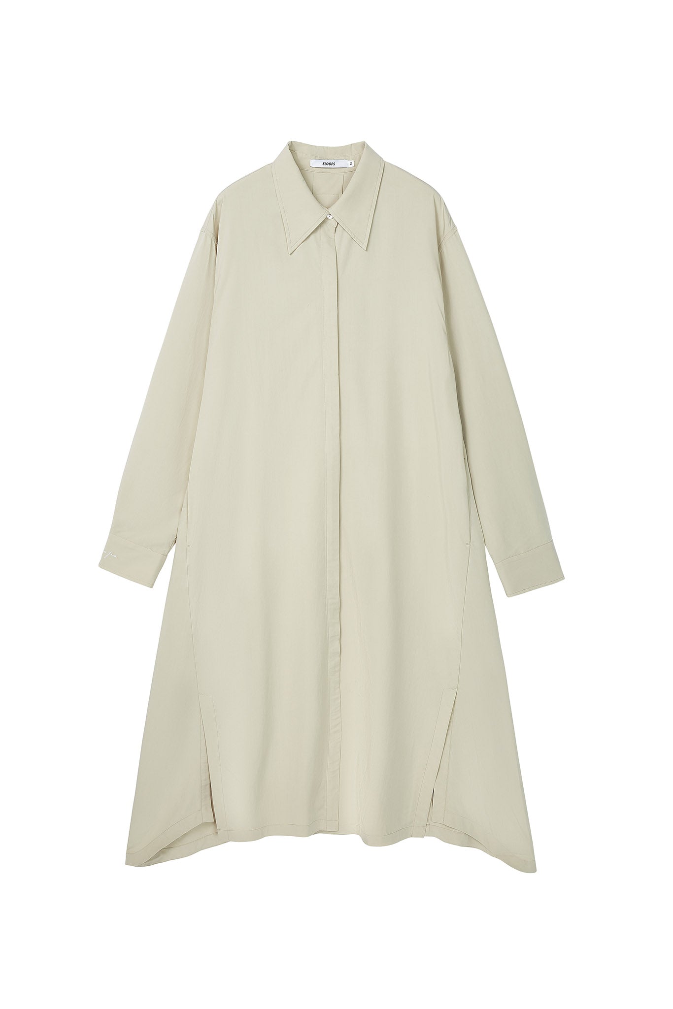 Irregular Hem Shirt Dress