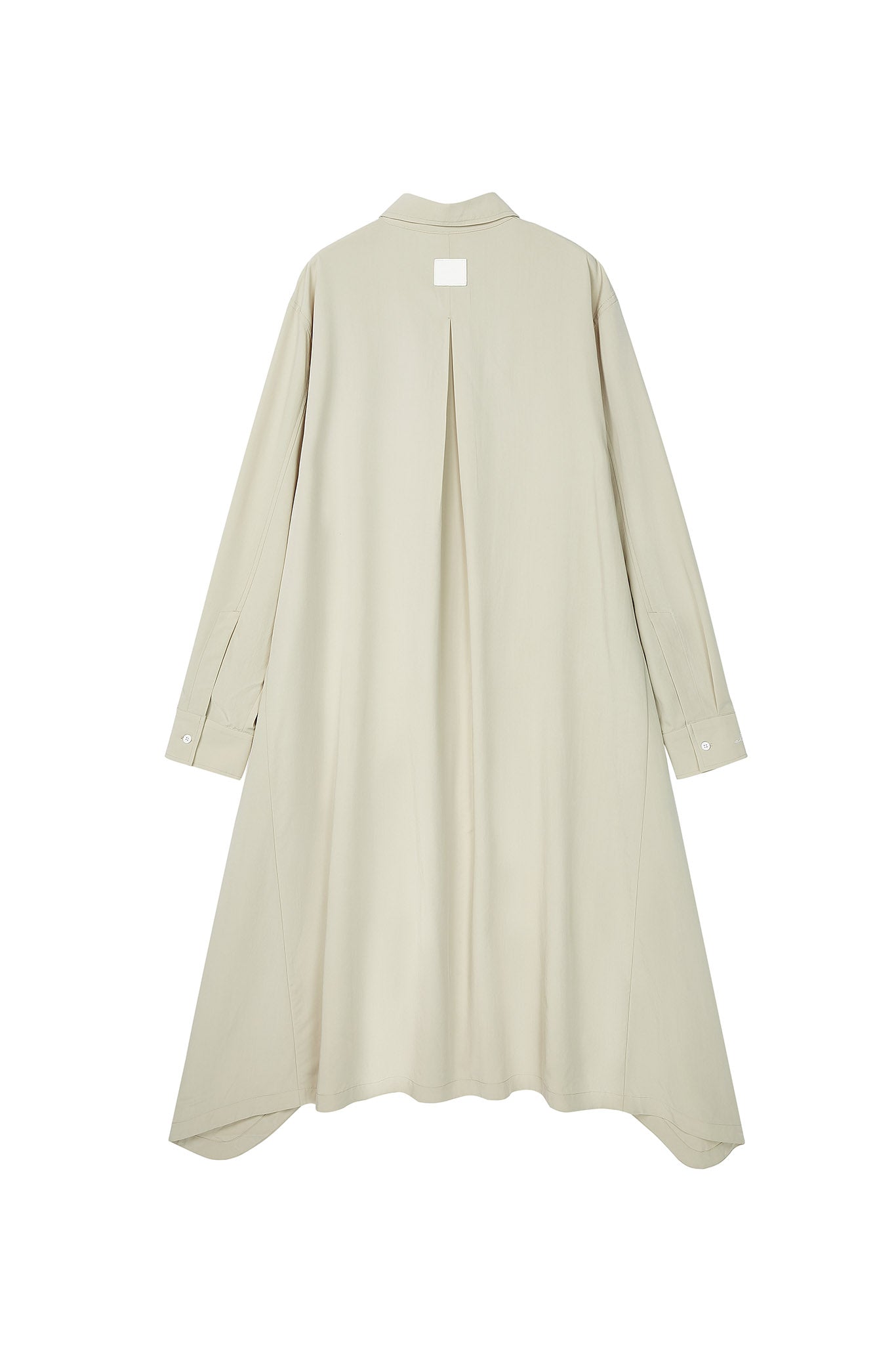 Irregular Hem Shirt Dress