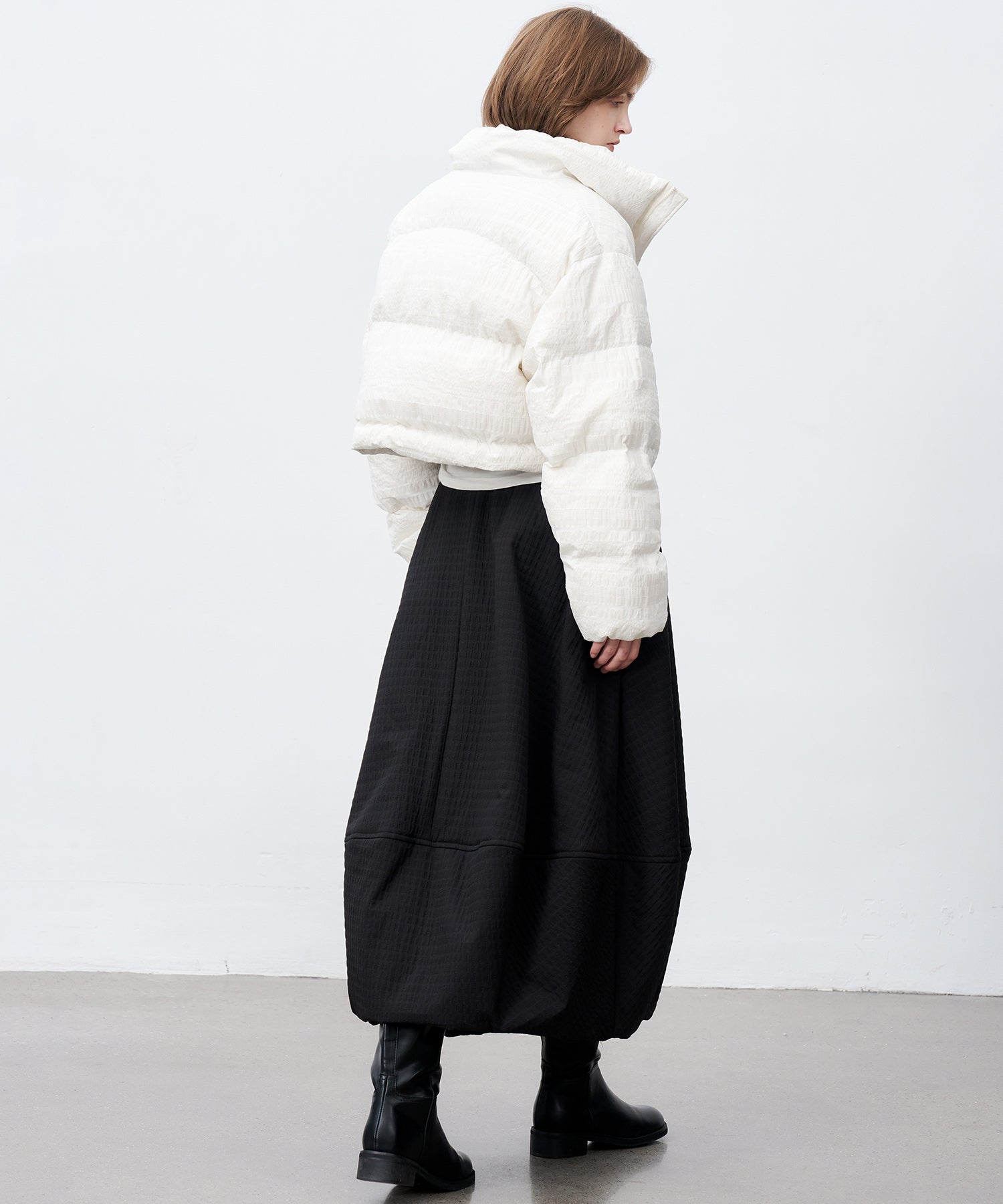 Textured Lightweight Down Jacket